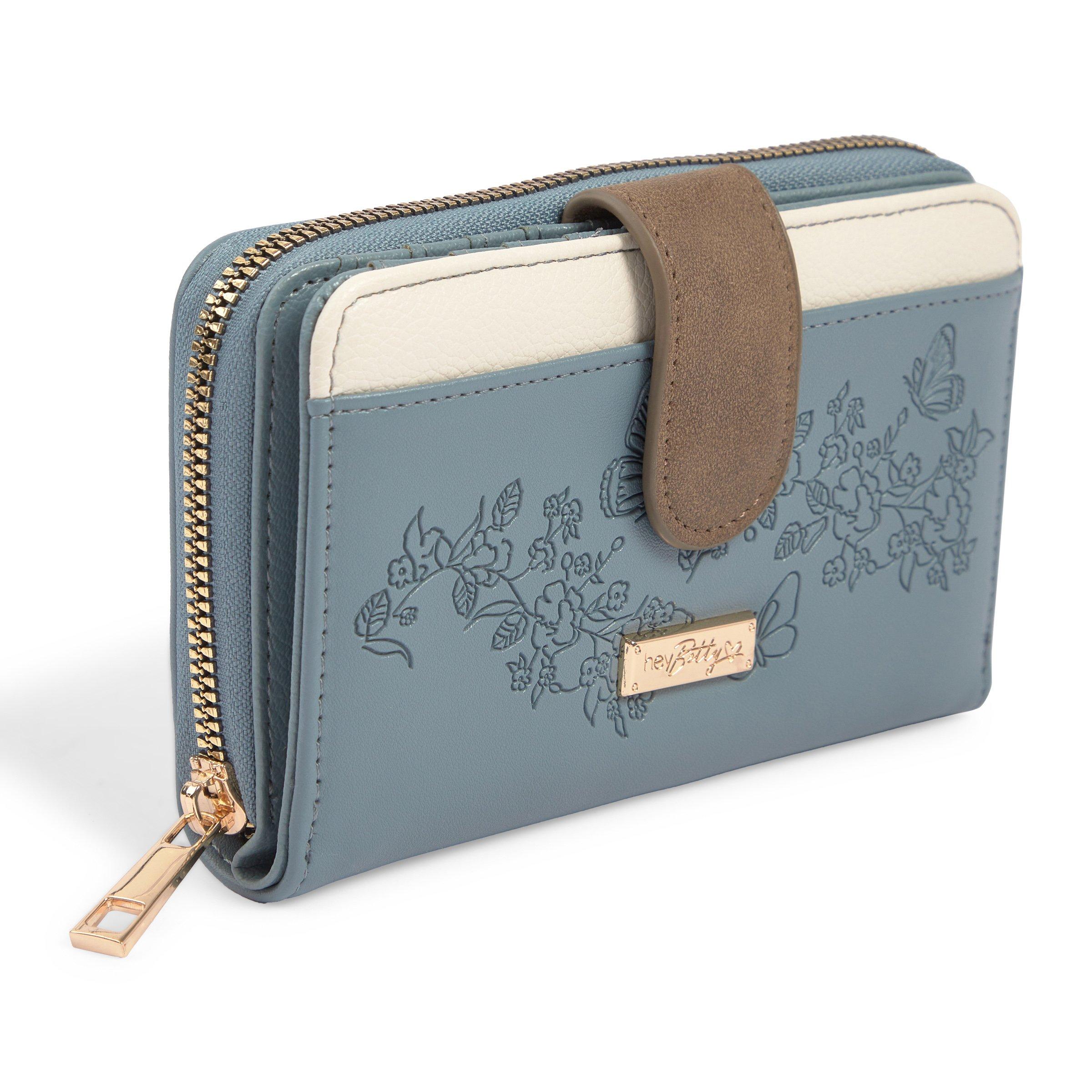 小物入れ UNITED ARROWS HAY MENU muuto bastisrike Blue Zip Around Purse (3214892) | Hey Betty