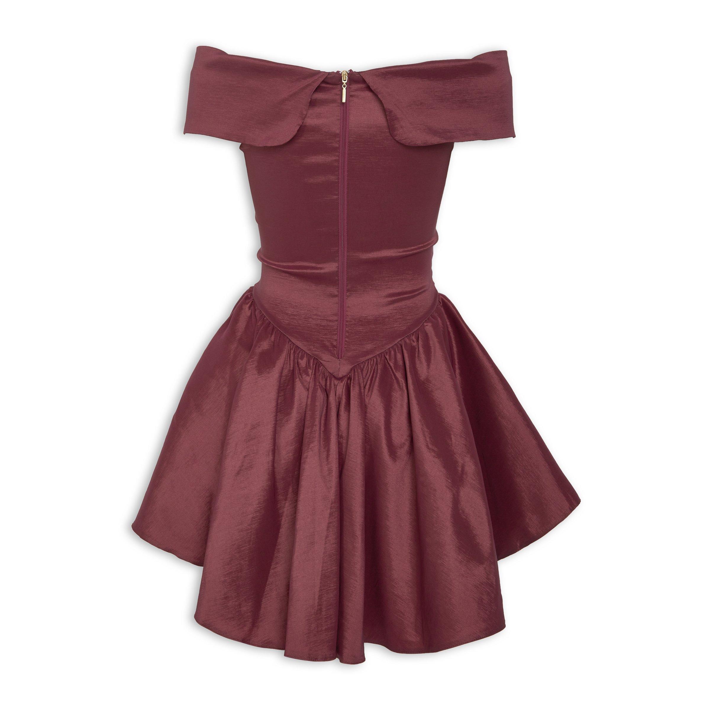 princess polly baby blue dress Babyboo Bryony Burgundy Mini Dress main image 0