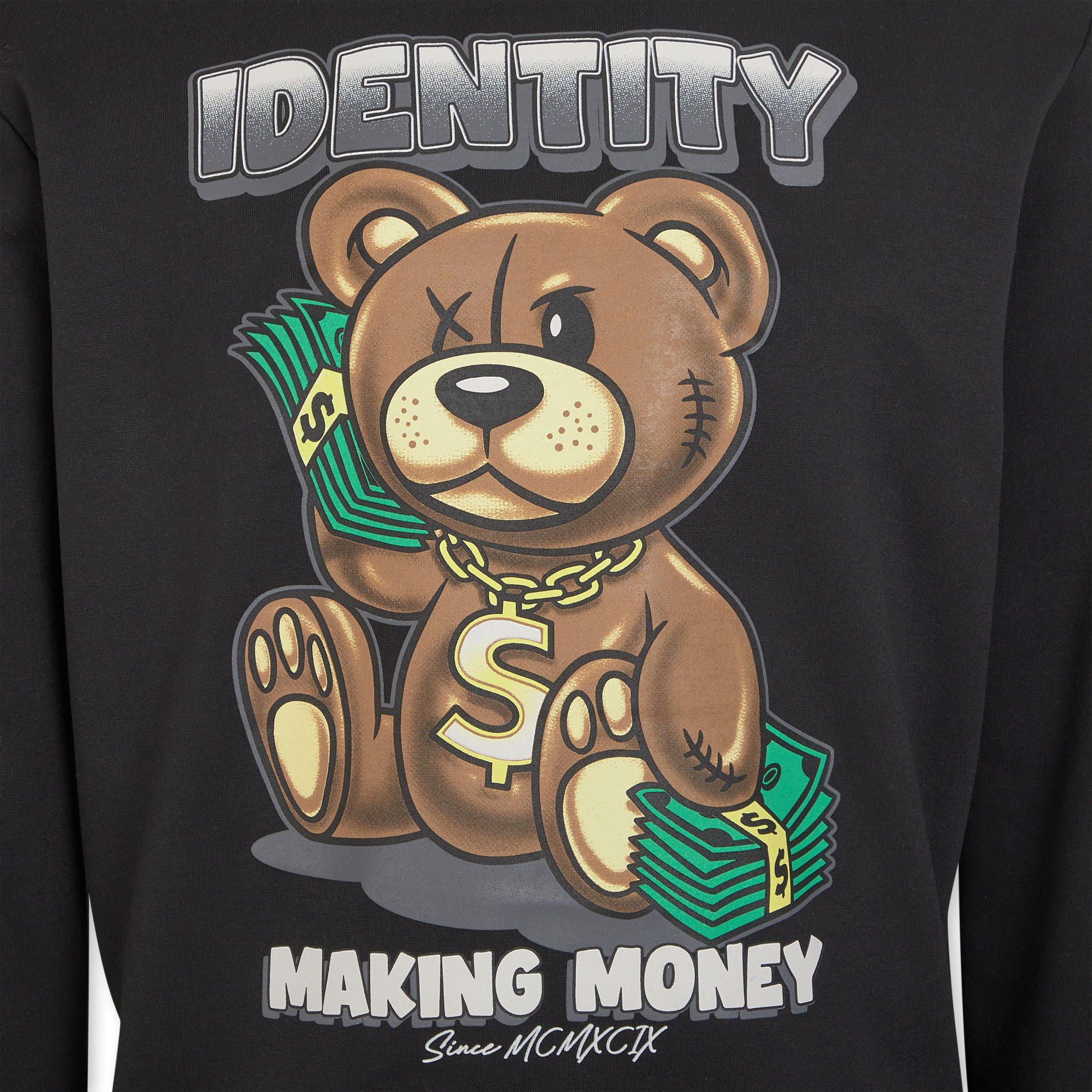 Black Graphic Sweat Top (3215742) | Identity