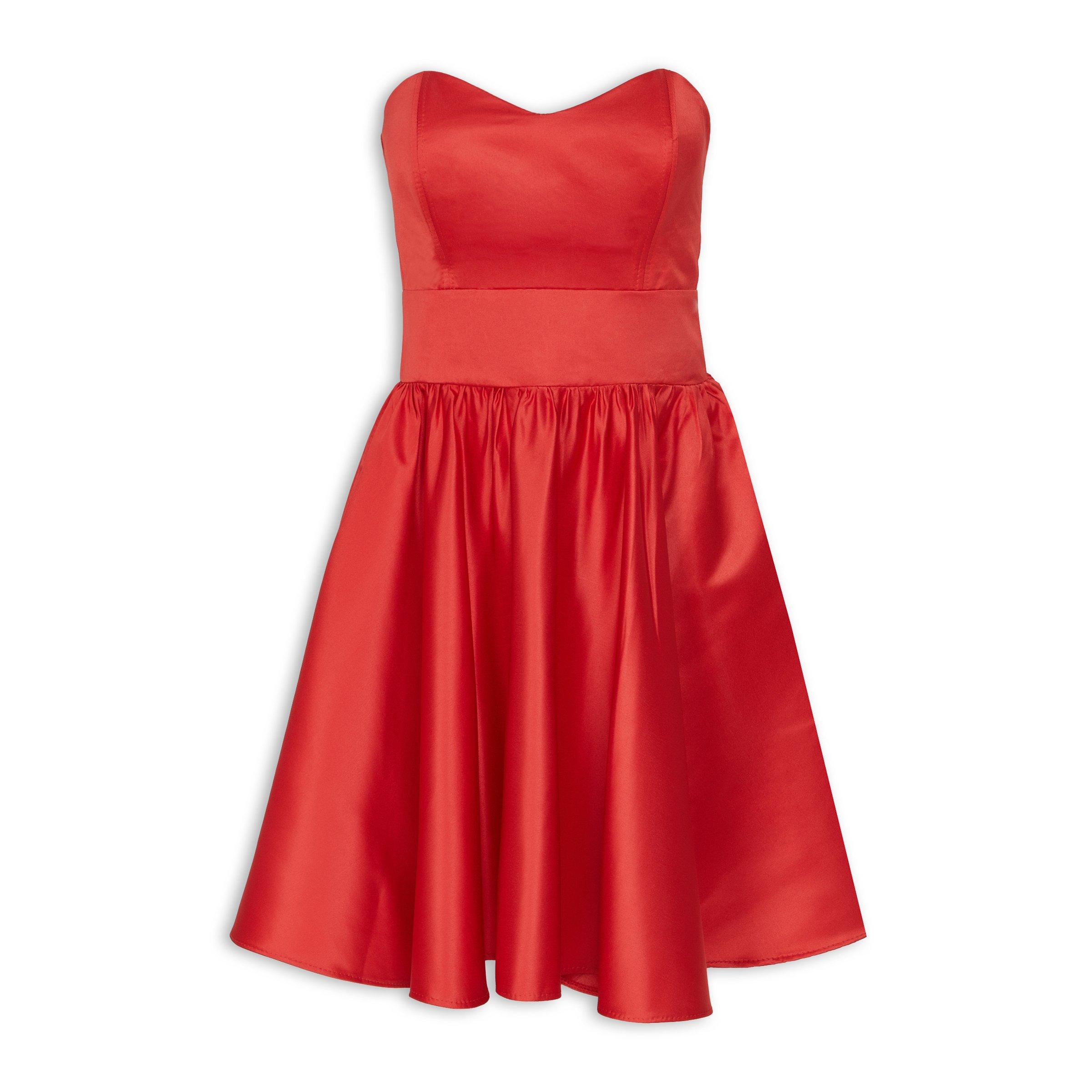 Red Boobtube Dress (3215755) | Mercia