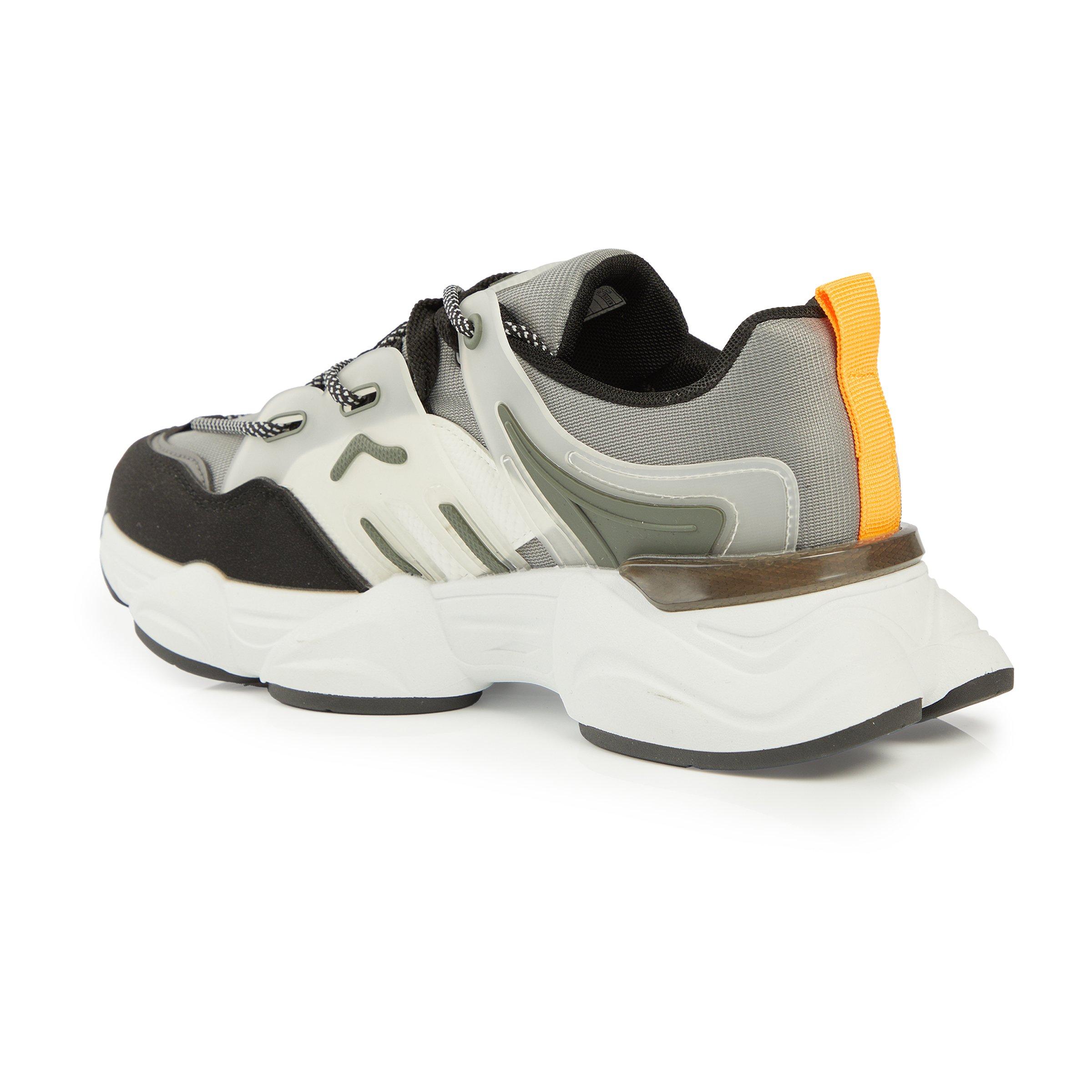 Grey Colourblocked Runner Sneakers (3216985) | Identity X Sync