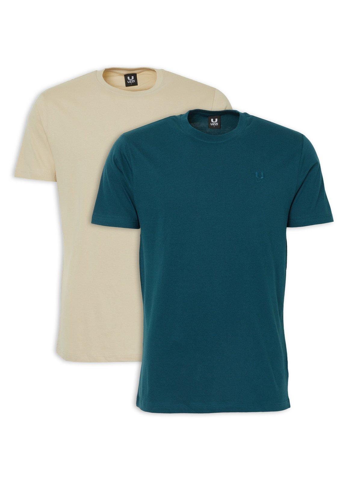 Petrol and Stone 2-Pack Basic T-shirt (3217796) | UZZI