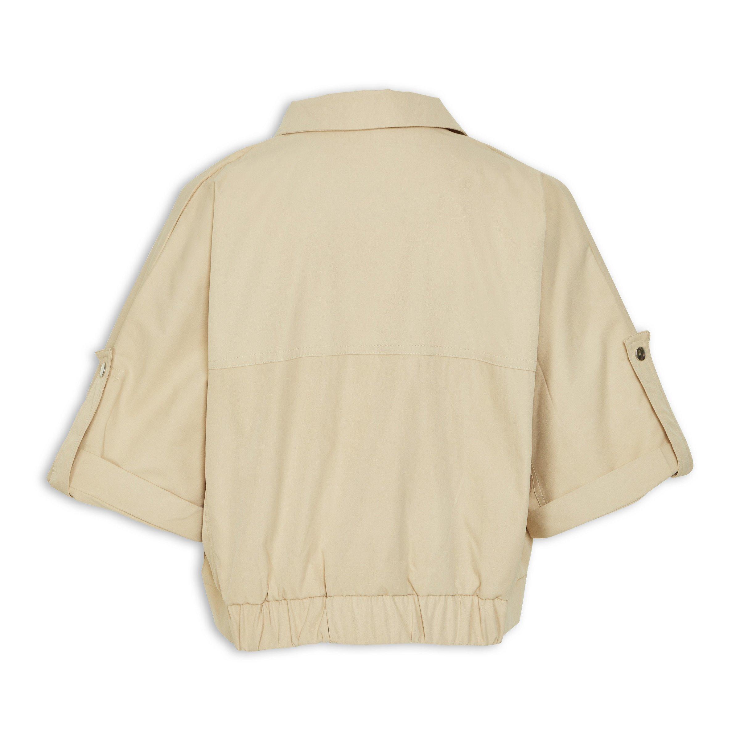 Beige Twill Jacket (3218798) | Amber