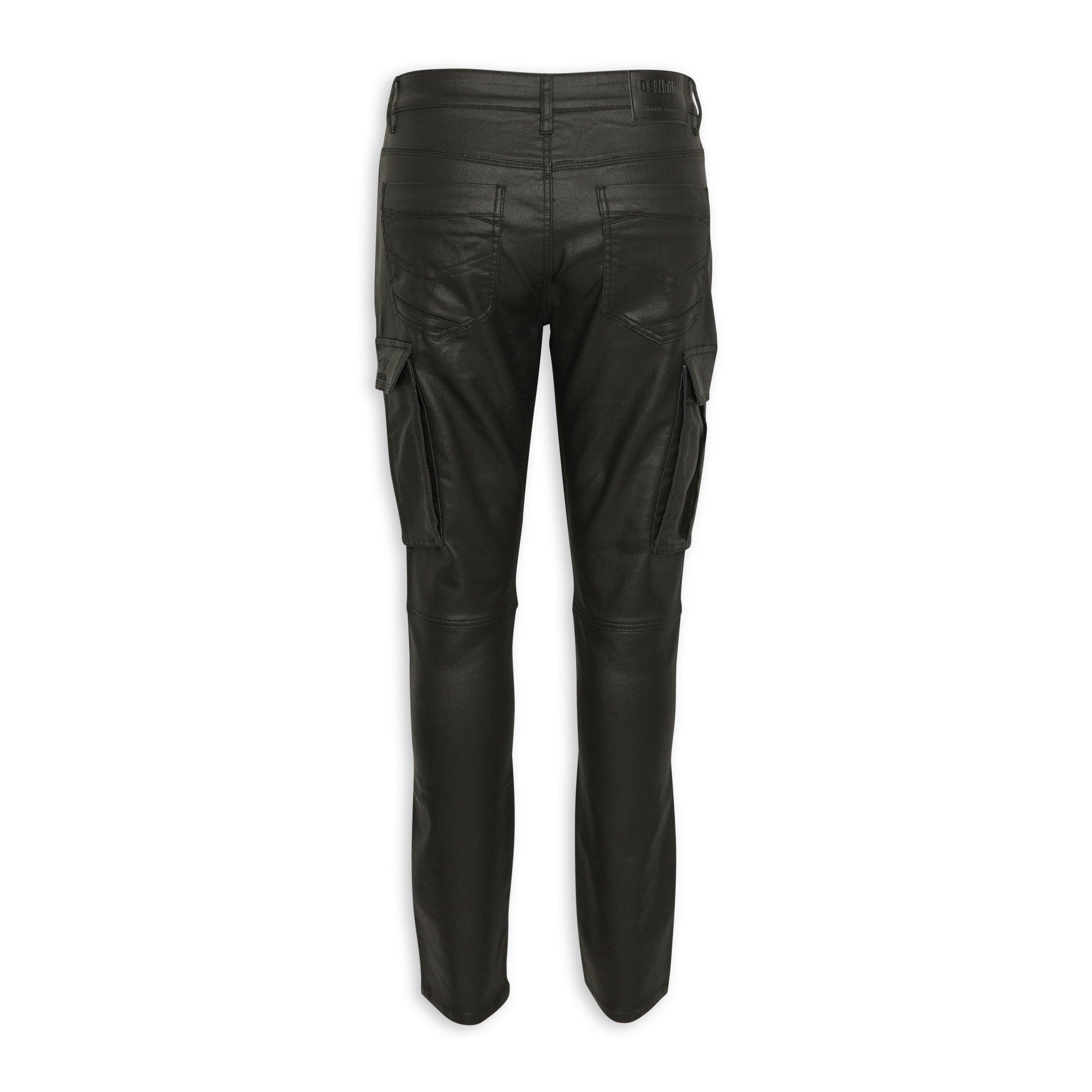 Black Coated Utility Skinny Jeans (3218824) | Identity