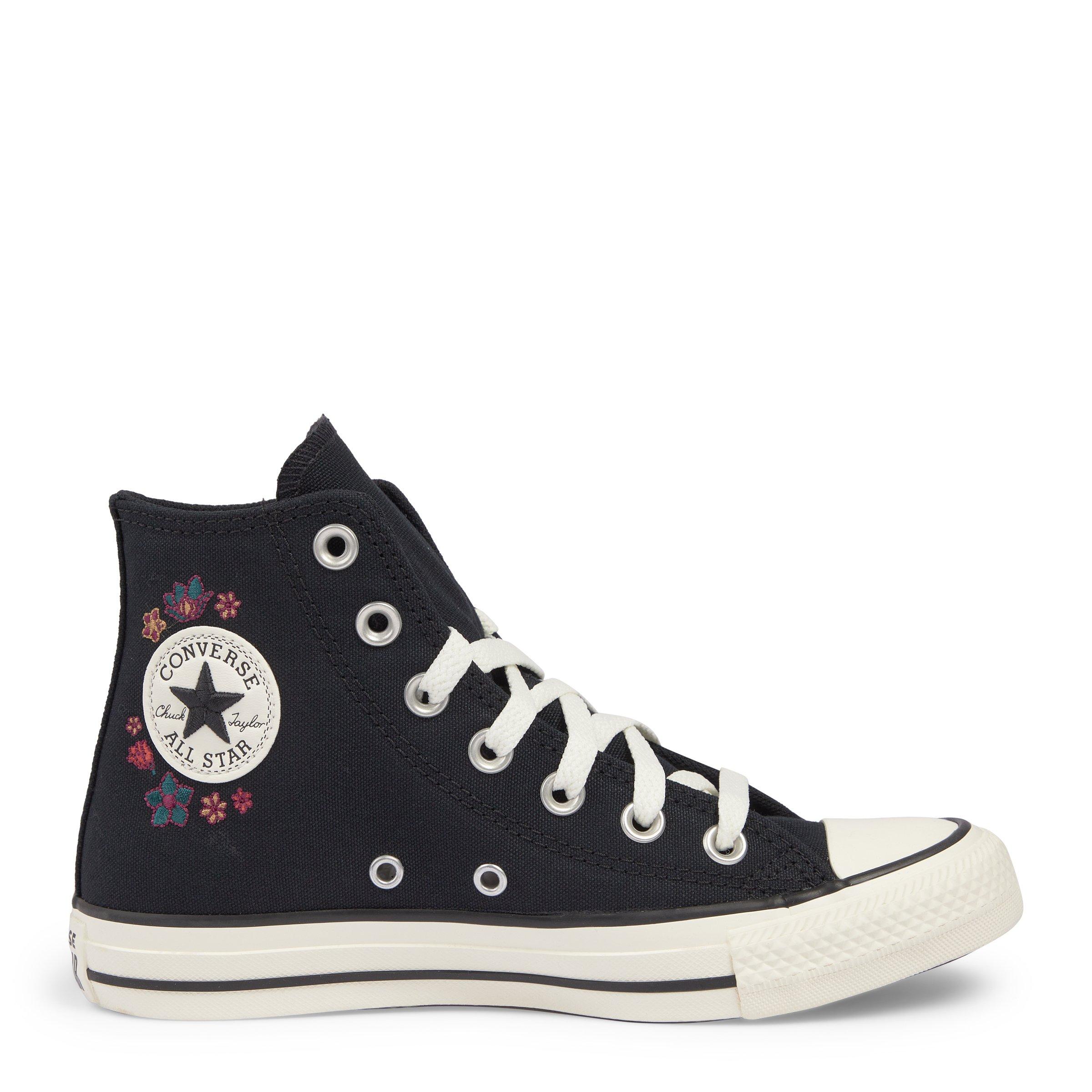 Black All Star Flowers Sneakers (3219203) | Converse