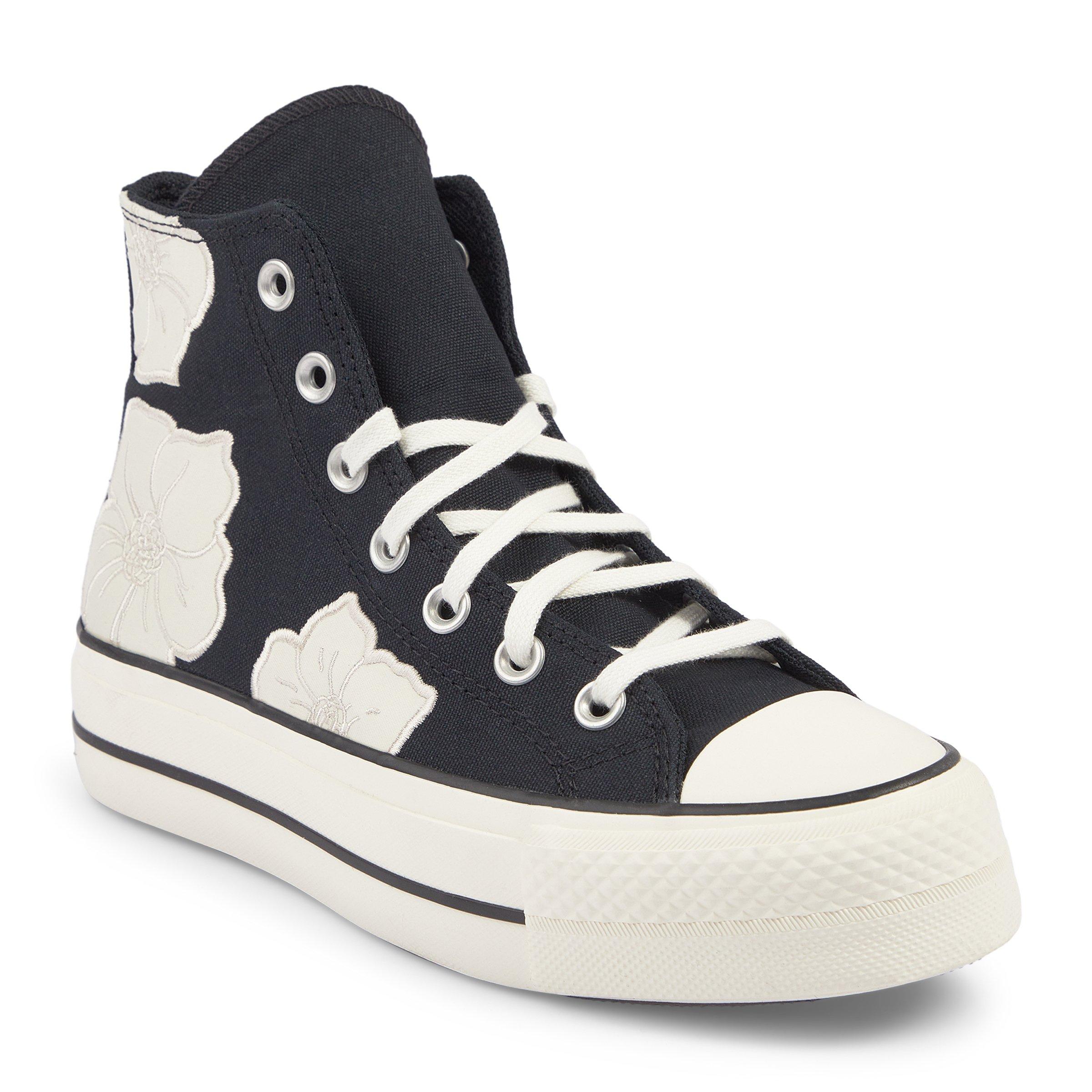Navy All Star Lift Platform Flowers Sneaker (3219204) | Converse