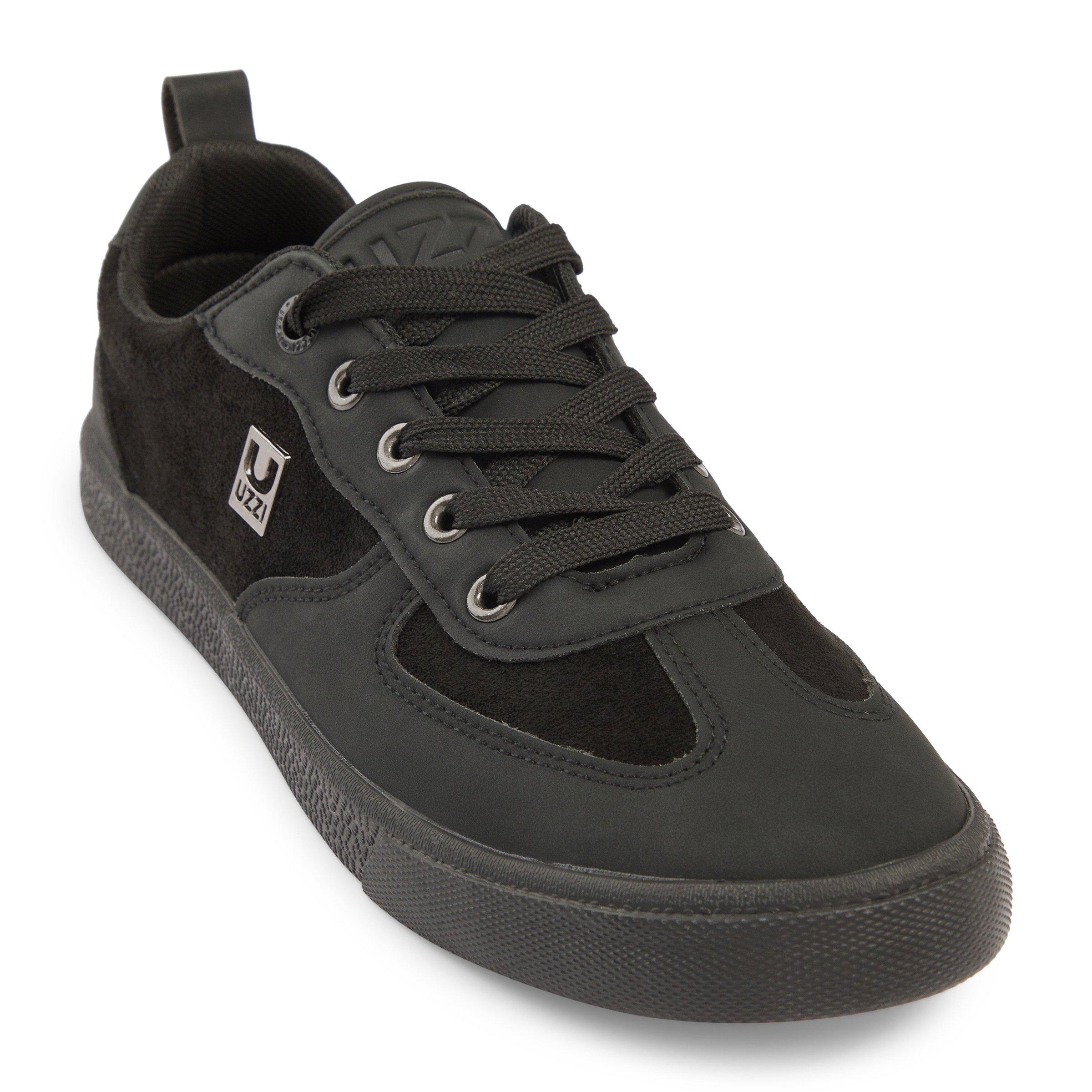 Black Vulcanised Sneakers (3219270) | UZZI