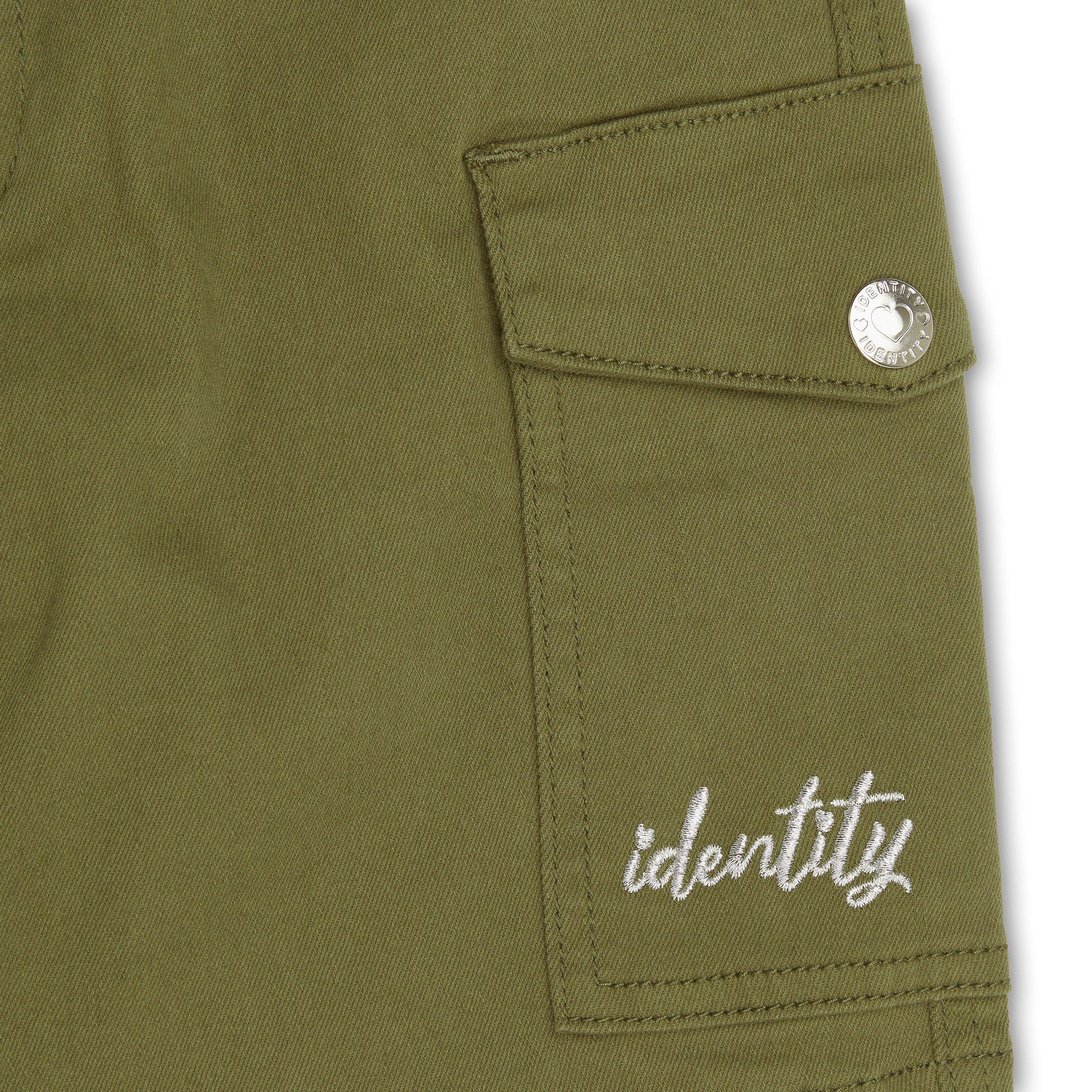 Girls Belted Fatigue Green Utility Skirt (3219740) | Identity
