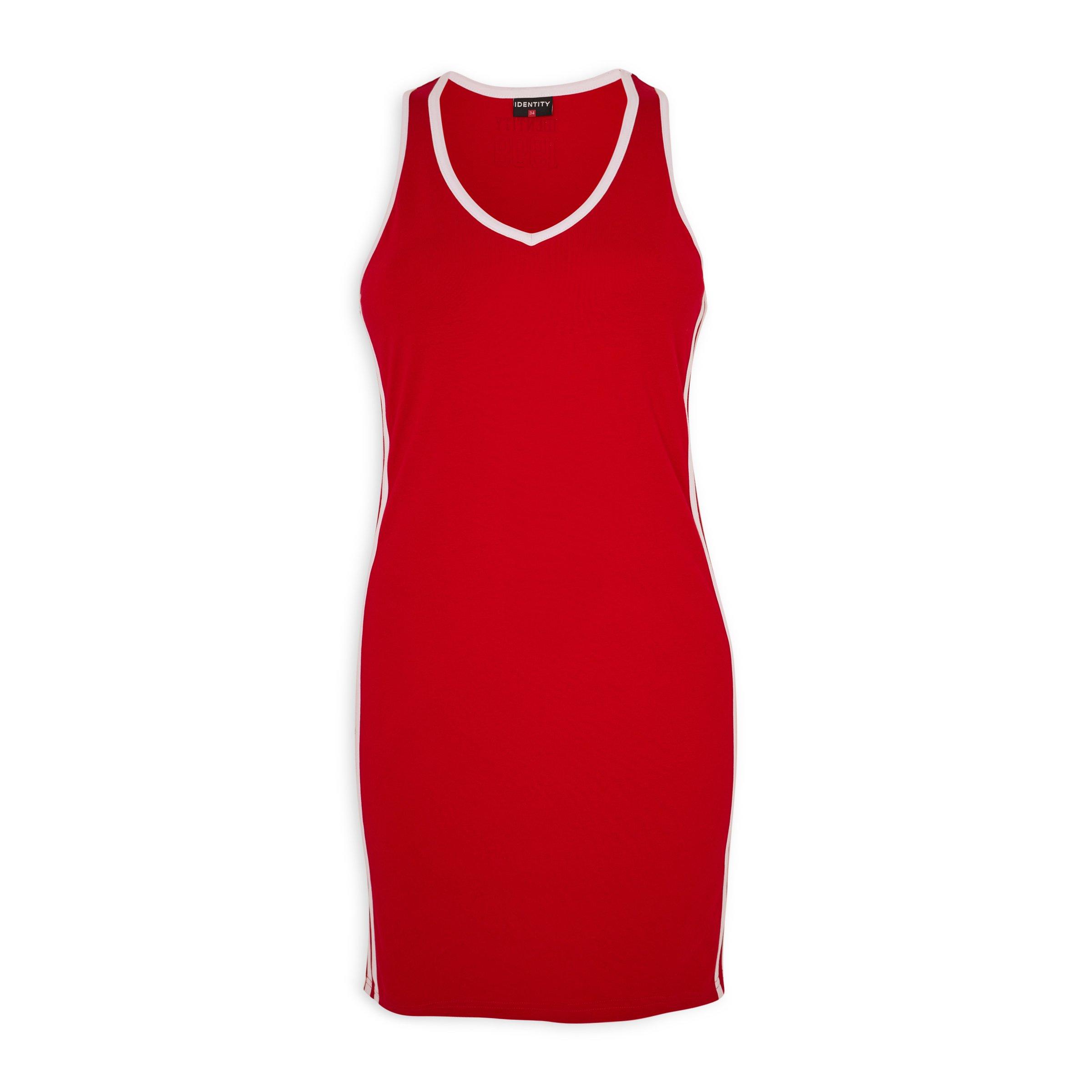 Red Sporty Halter Dress (3219905)