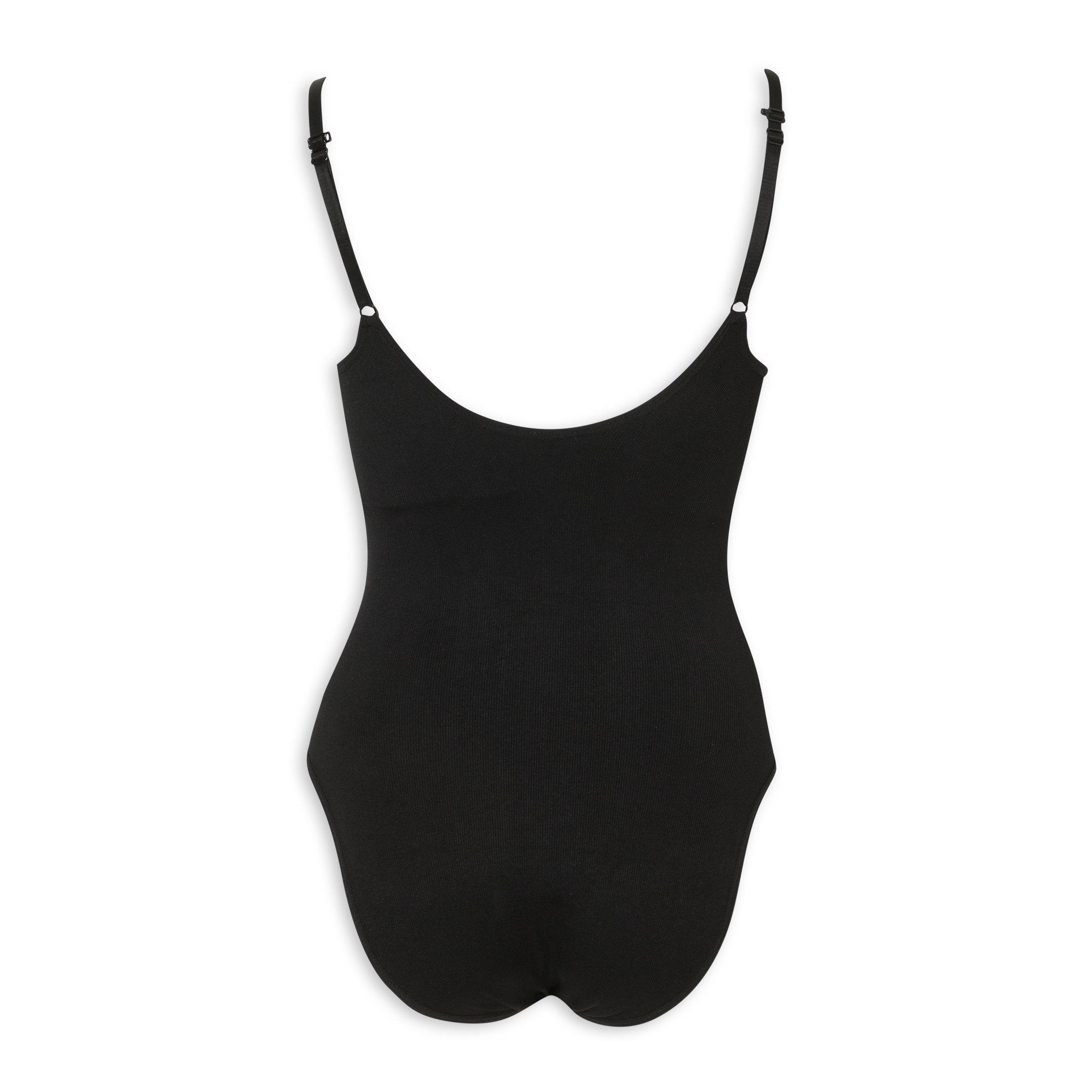 Black Padded Bodysuit Shaper (3220309) | Identity