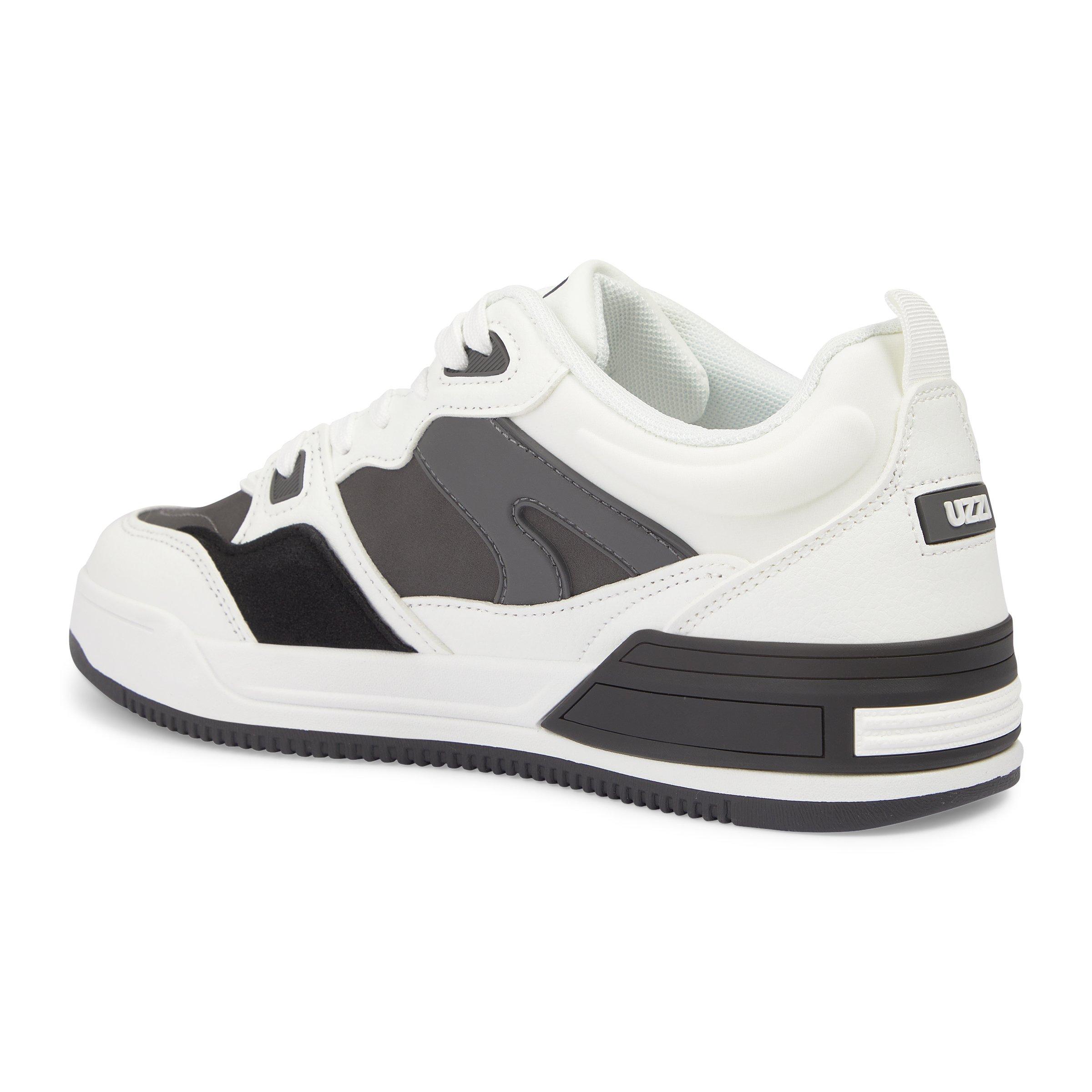 White Bucket PU Sneaker (3220420) | UZZI