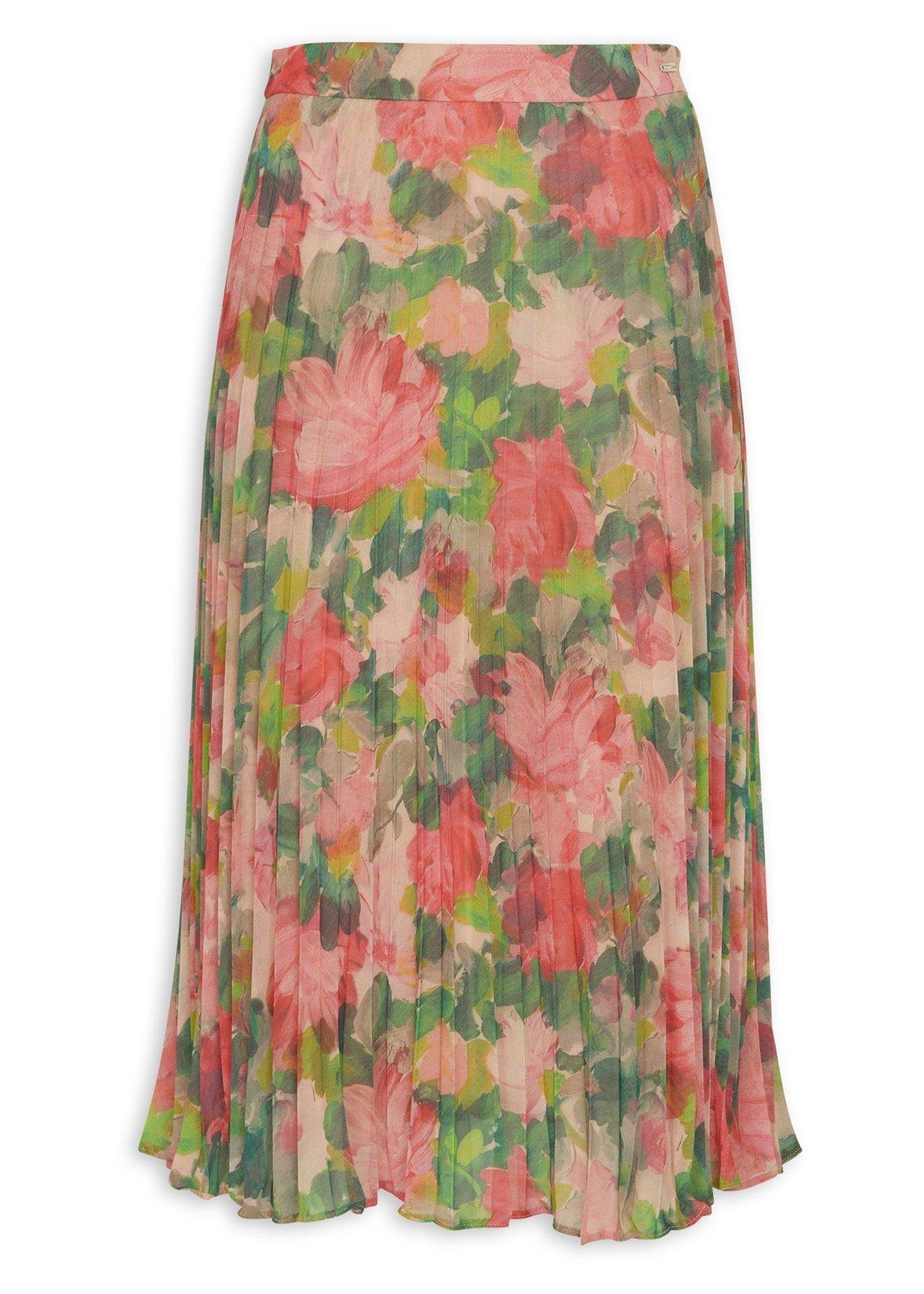 Floral Print Pleated Midi Skirt (3220668) | Finnigans