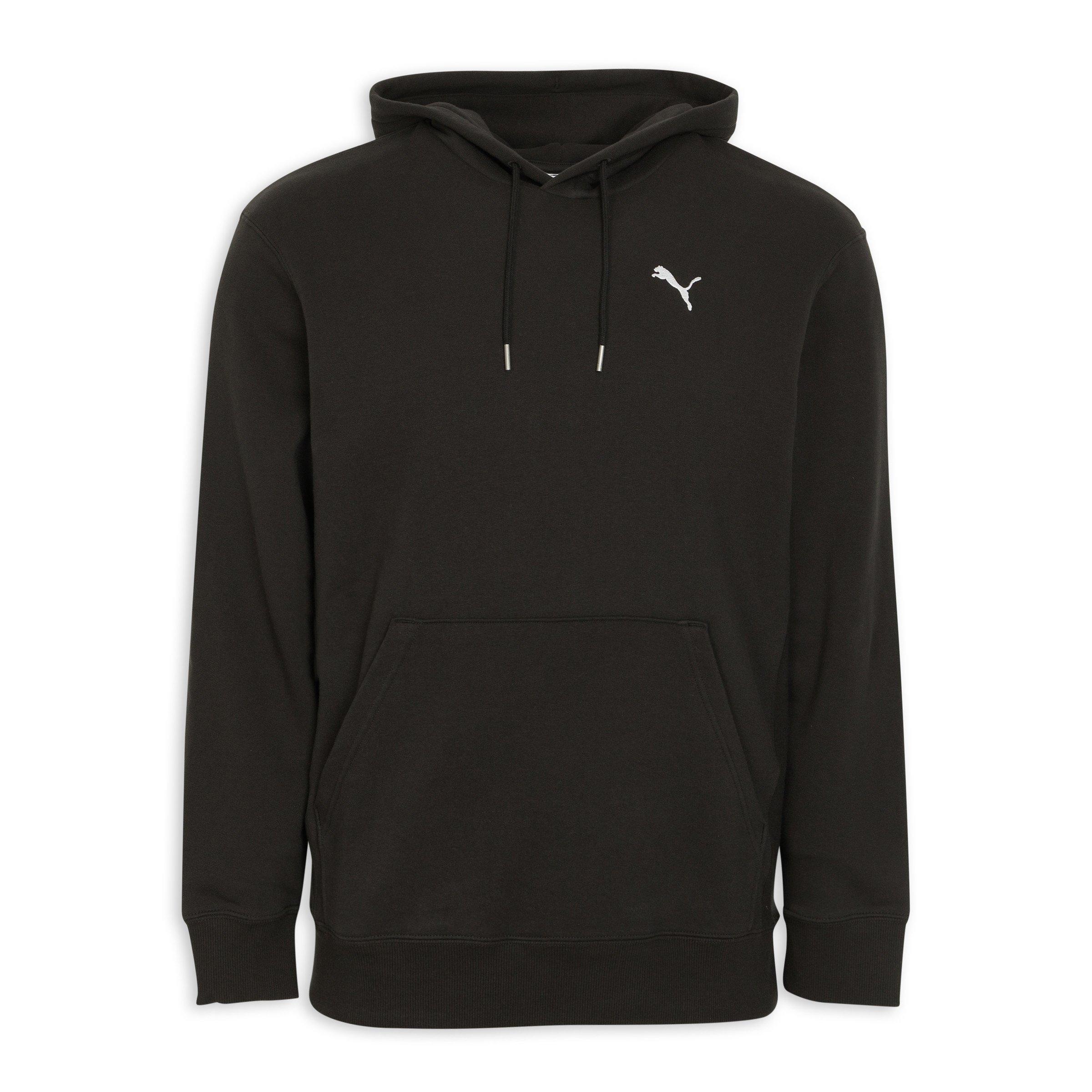 Black Essential Relaxed Hoodie (3220728) | Puma