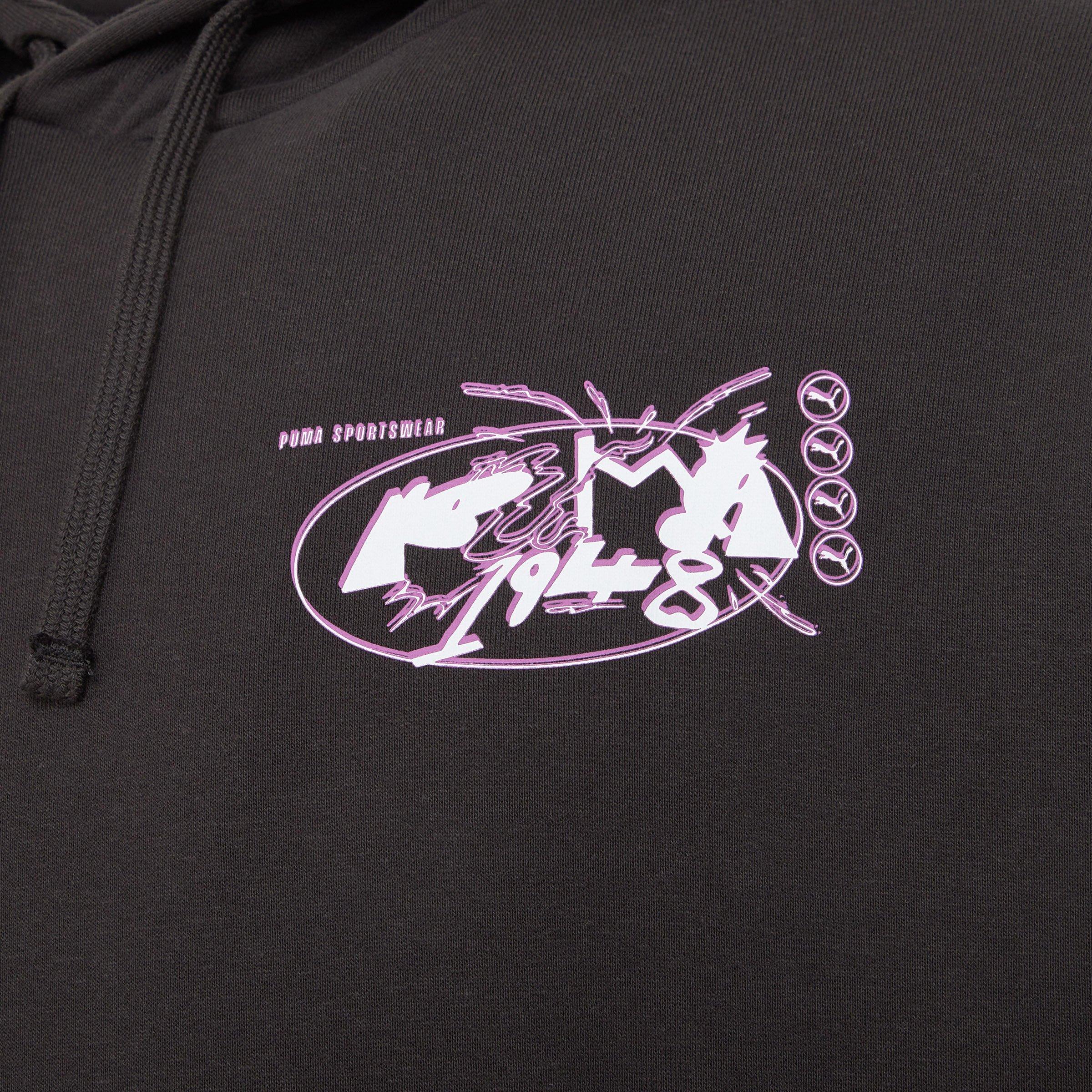 ミュージシャン SHADOWS S LOGO Hoodie XL Black Relaxed Graphic Hoodie (3220729) | Puma