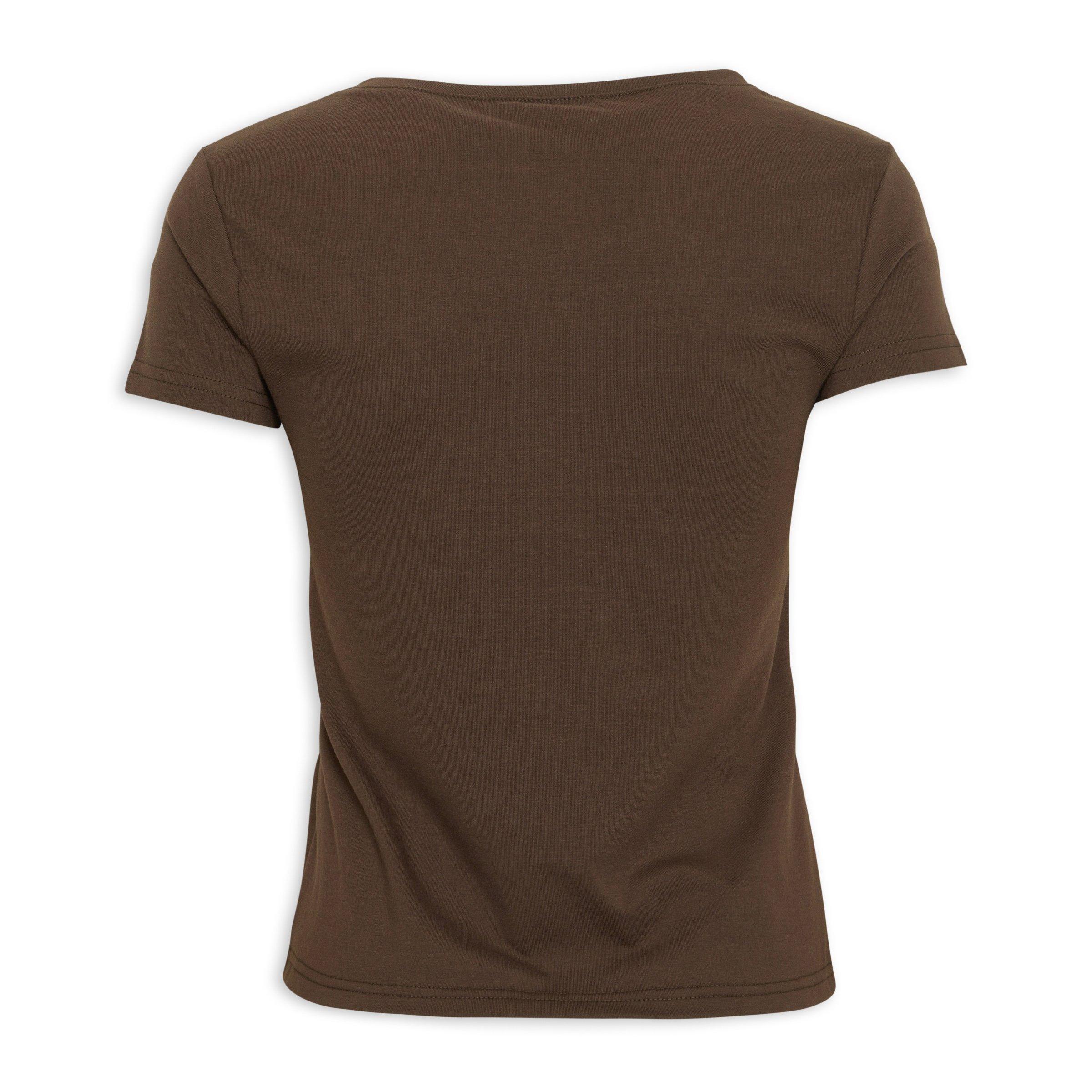 Dark Brown T-shirt (3220822) | Identity