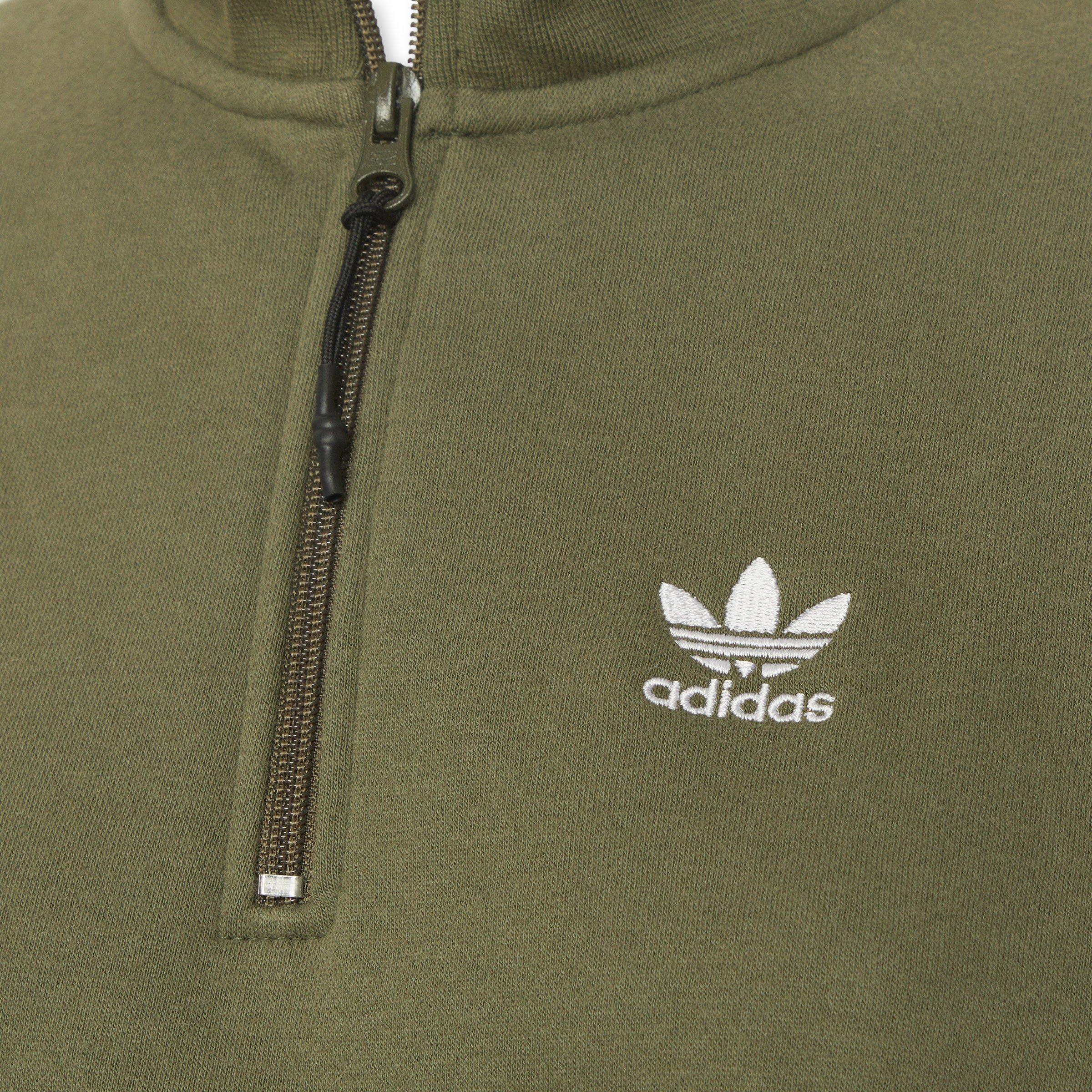 Chocolate Essentials 1/2 Zip Fleece Sweatshirt (3221612) | Adidas