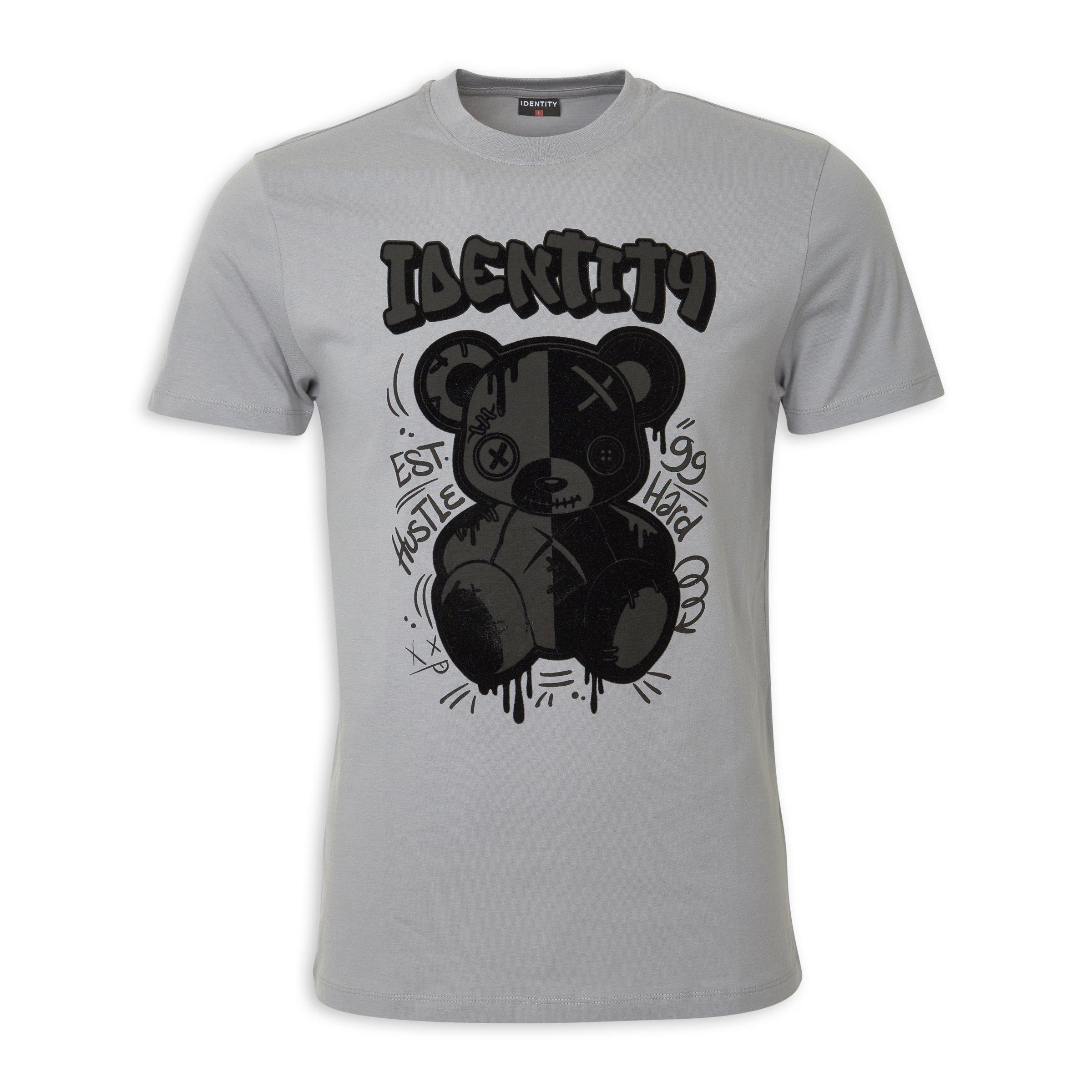 アイデンティティ　15p Grey Graphic T-shirt (3221655) | Identity