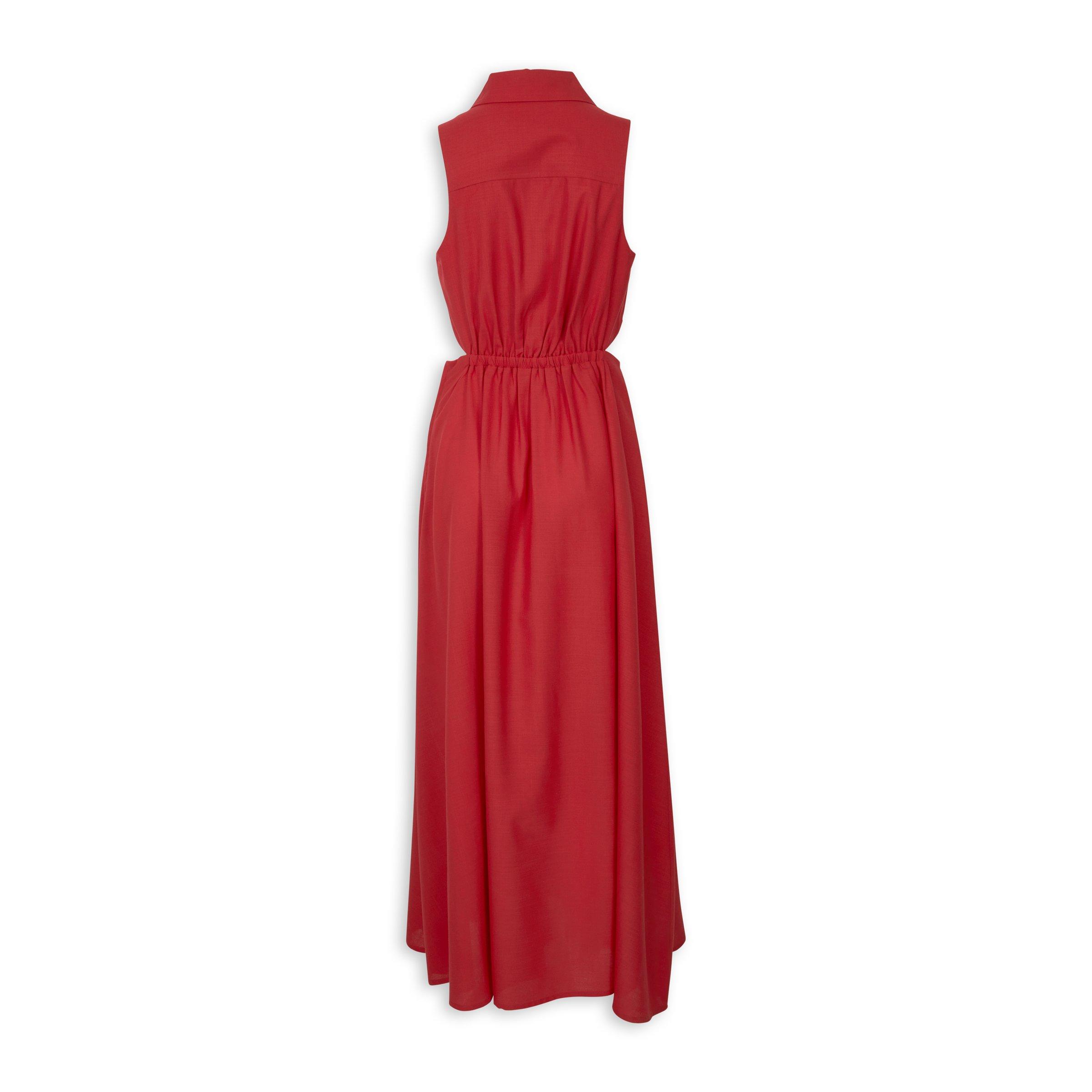 chinese dress ladies Dire Dress UK6 / Red / Cotton main image 1