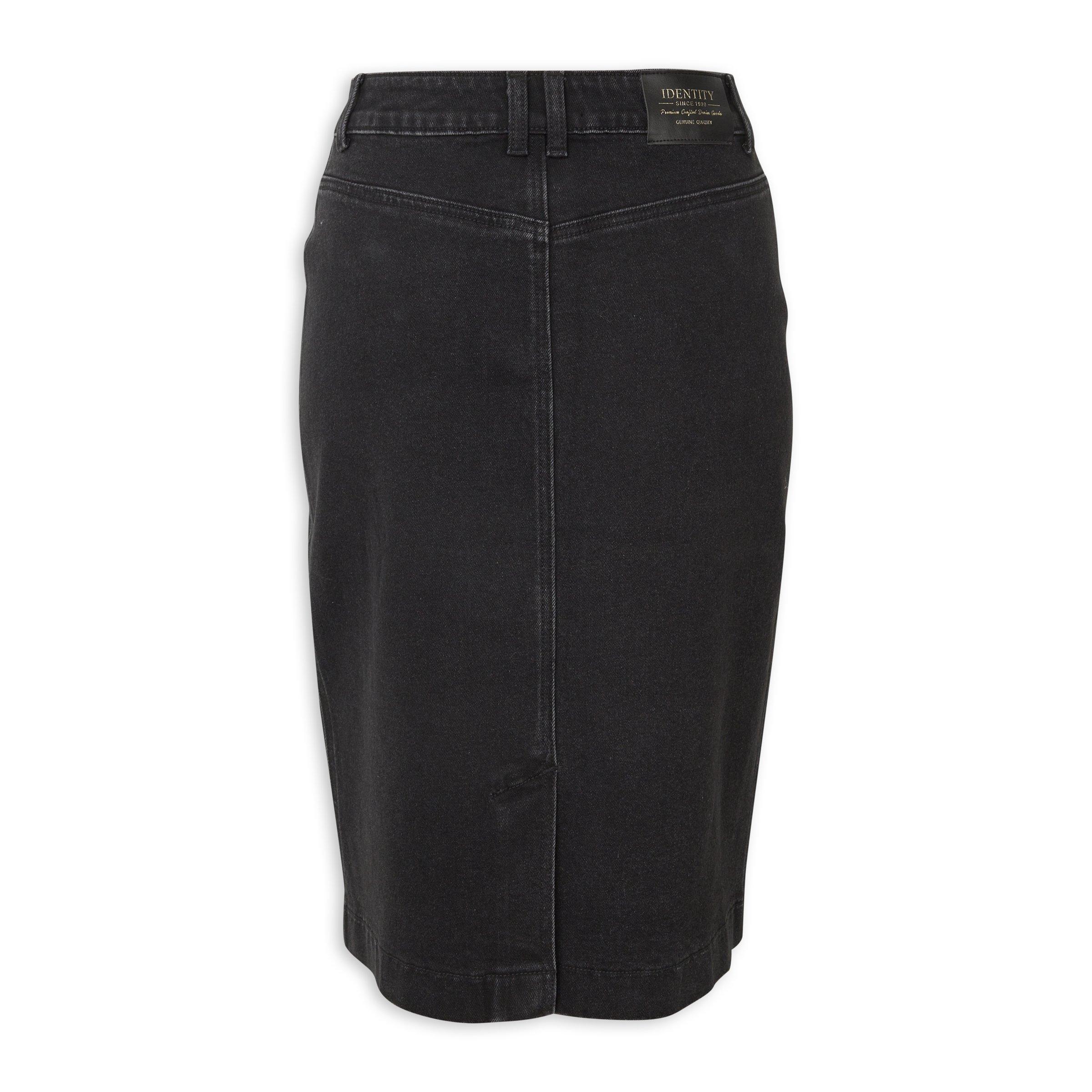 Black Denim Pencil Skirt (3222629) | Identity