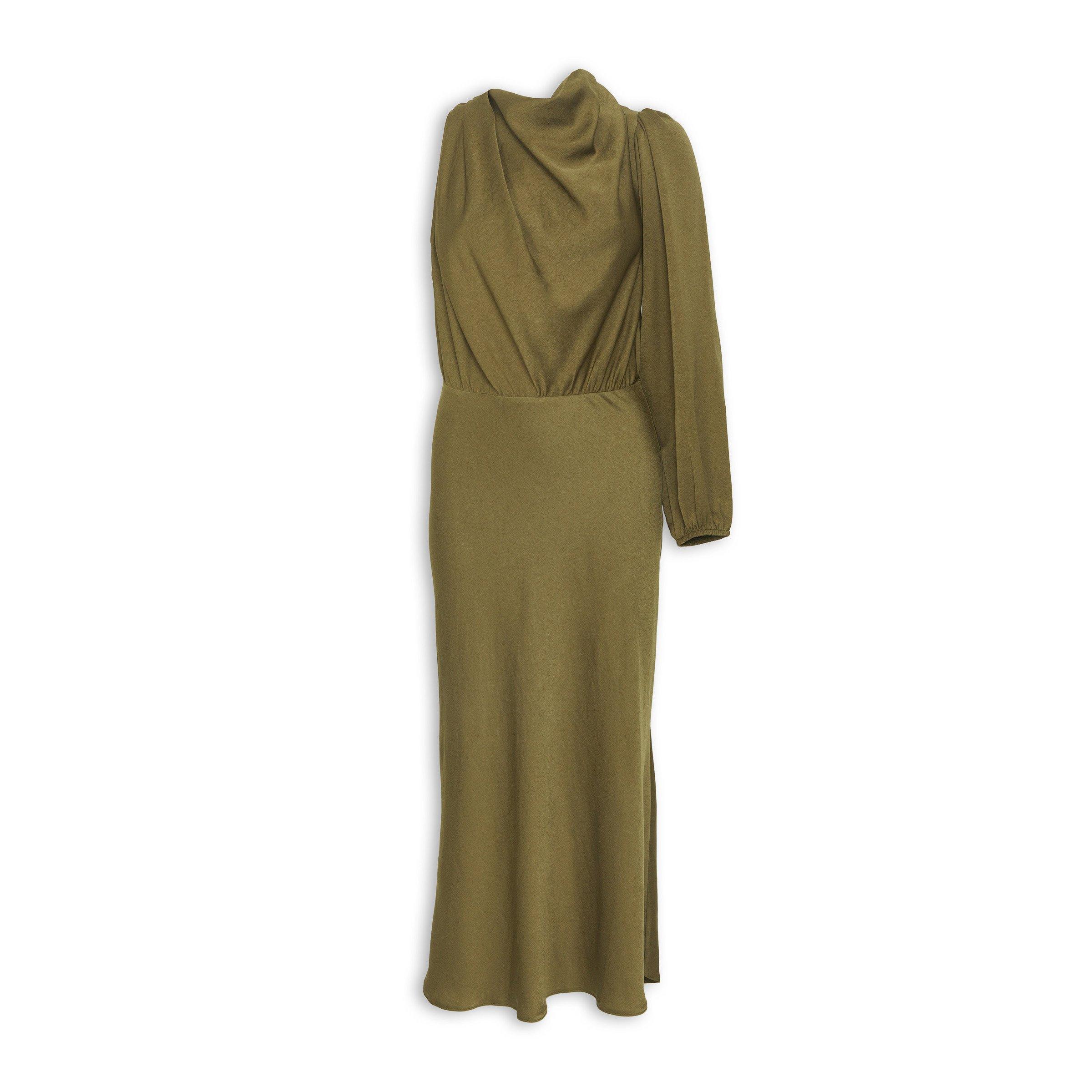 Olive One Sleeve Midi Dress (3222773) | Arlow