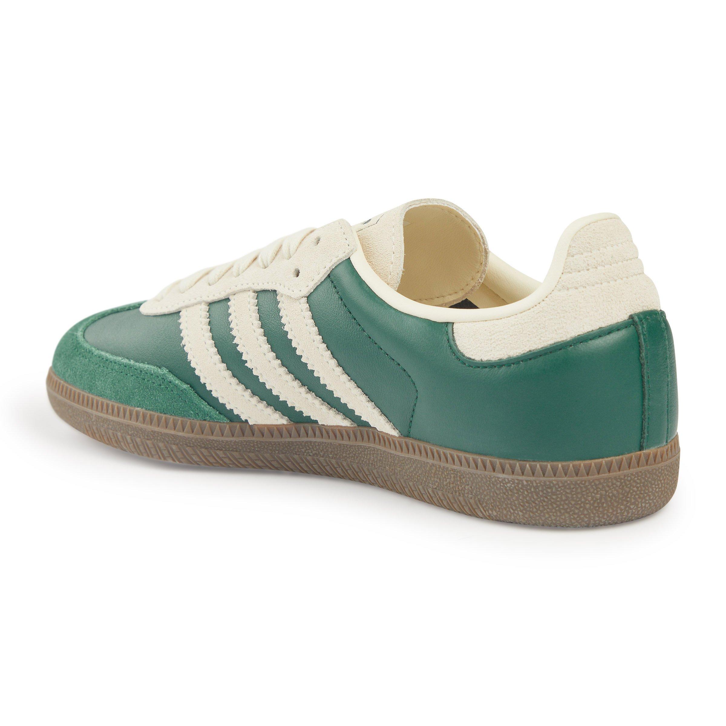 adidas gazelle silver green womens Adidas Samba ADV (Green/Gum) main image 1
