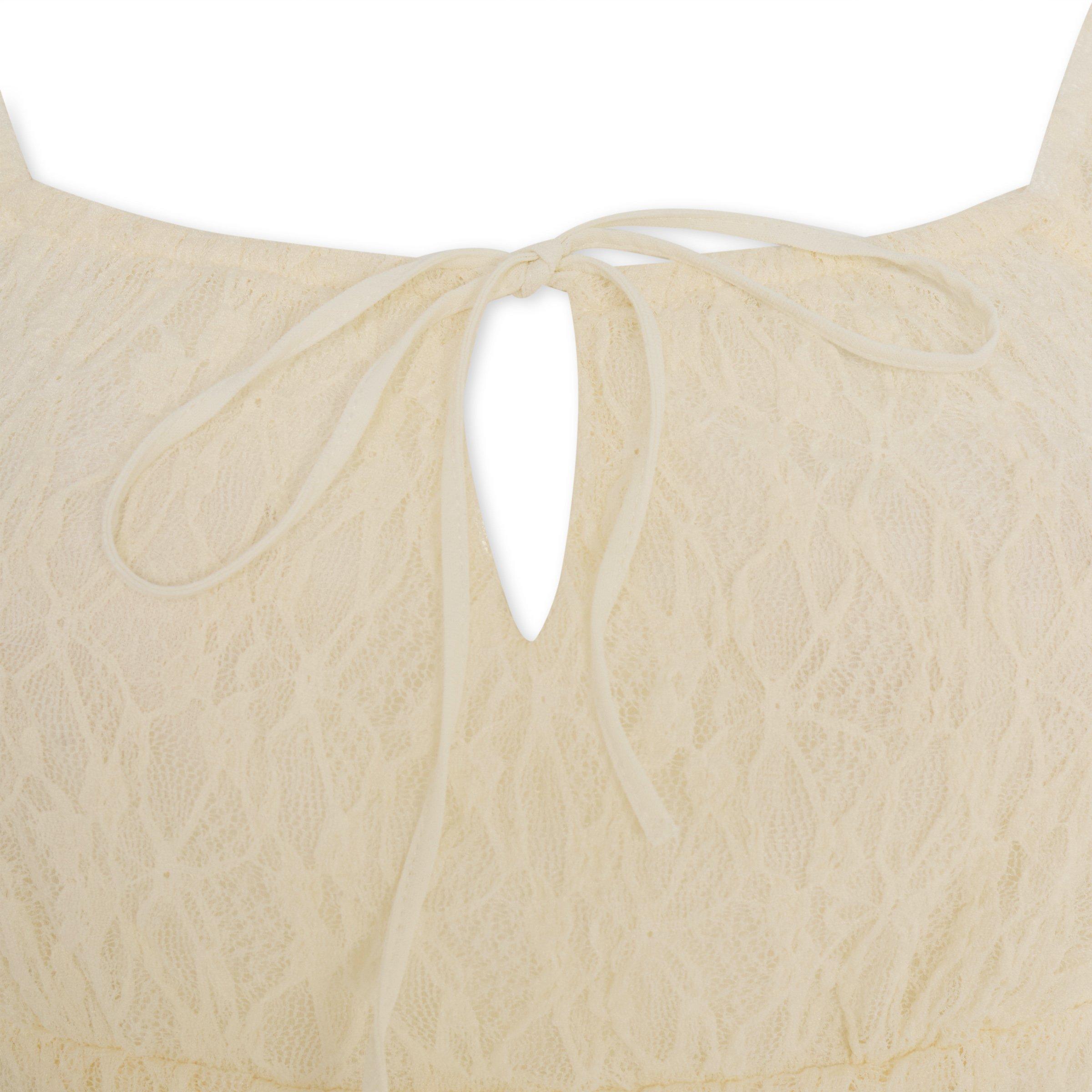 Cream Lace Top (3223889) | Identity