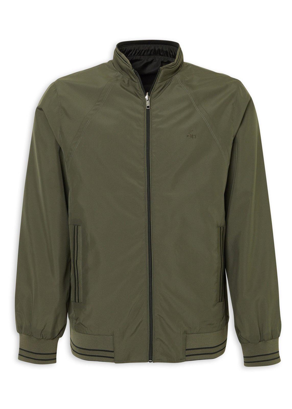 Black and Green Reversible Bomber Jacket (3224297) | Daniel Hechter
