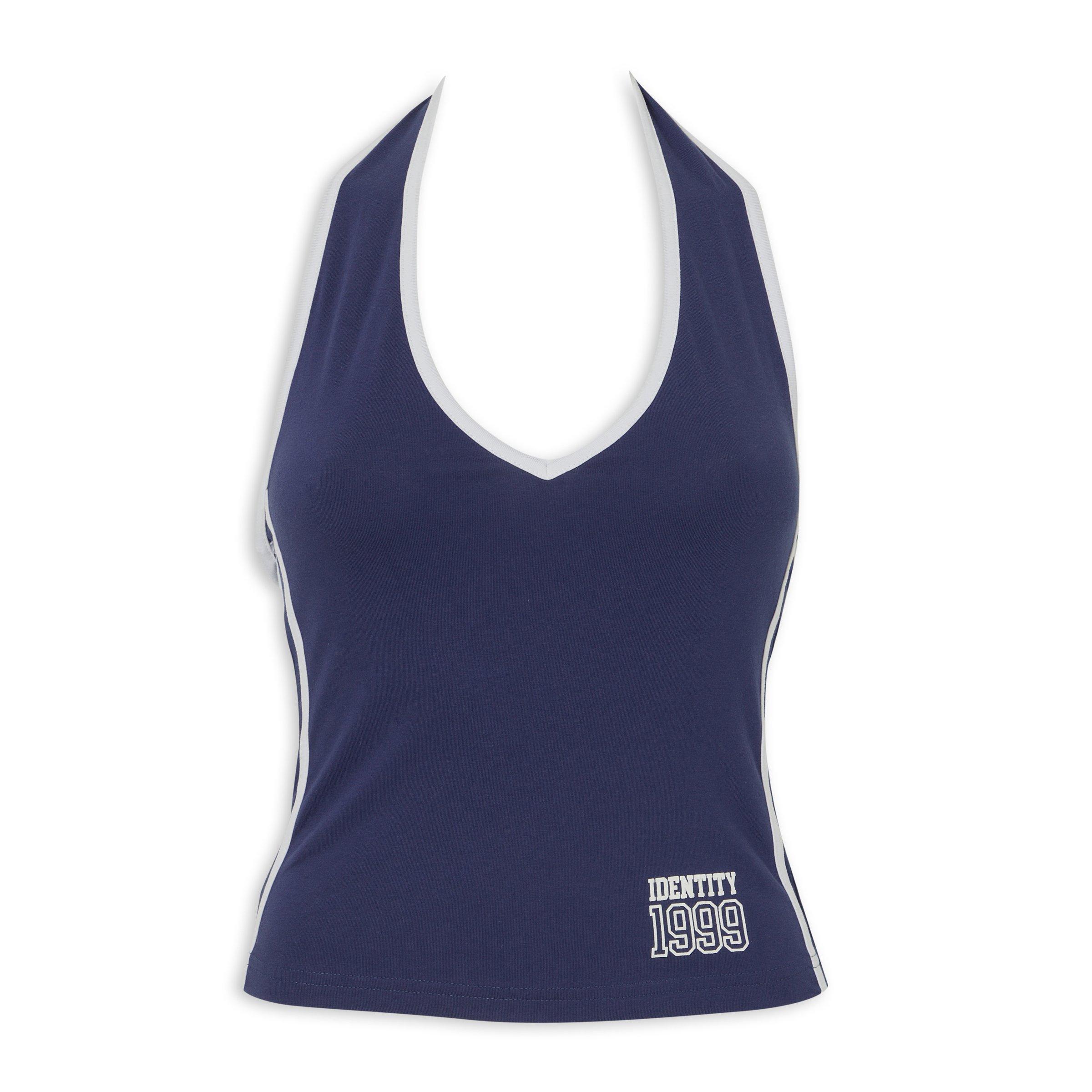 アイデンティティー　15LB 4OZ Navy Halter Top (3224489) | Identity