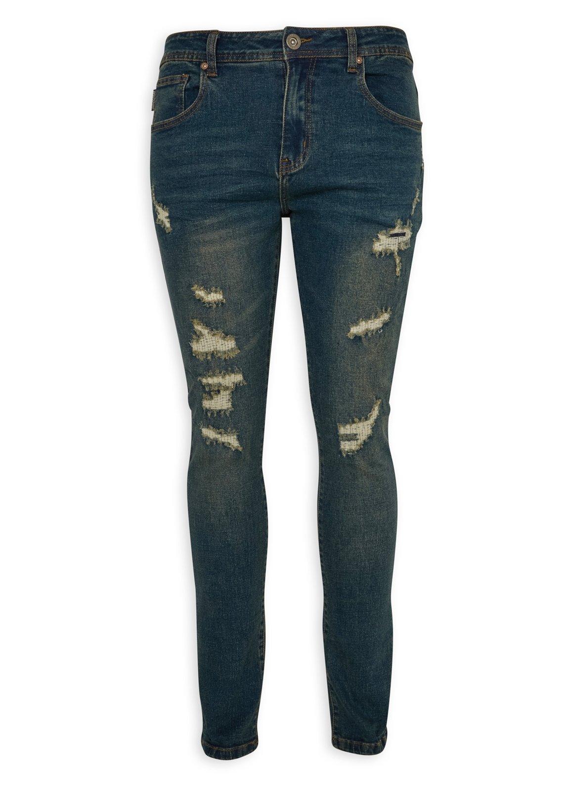 Dark Ripped ES Sup Skinny Jeans (3224669) | Hemisphere