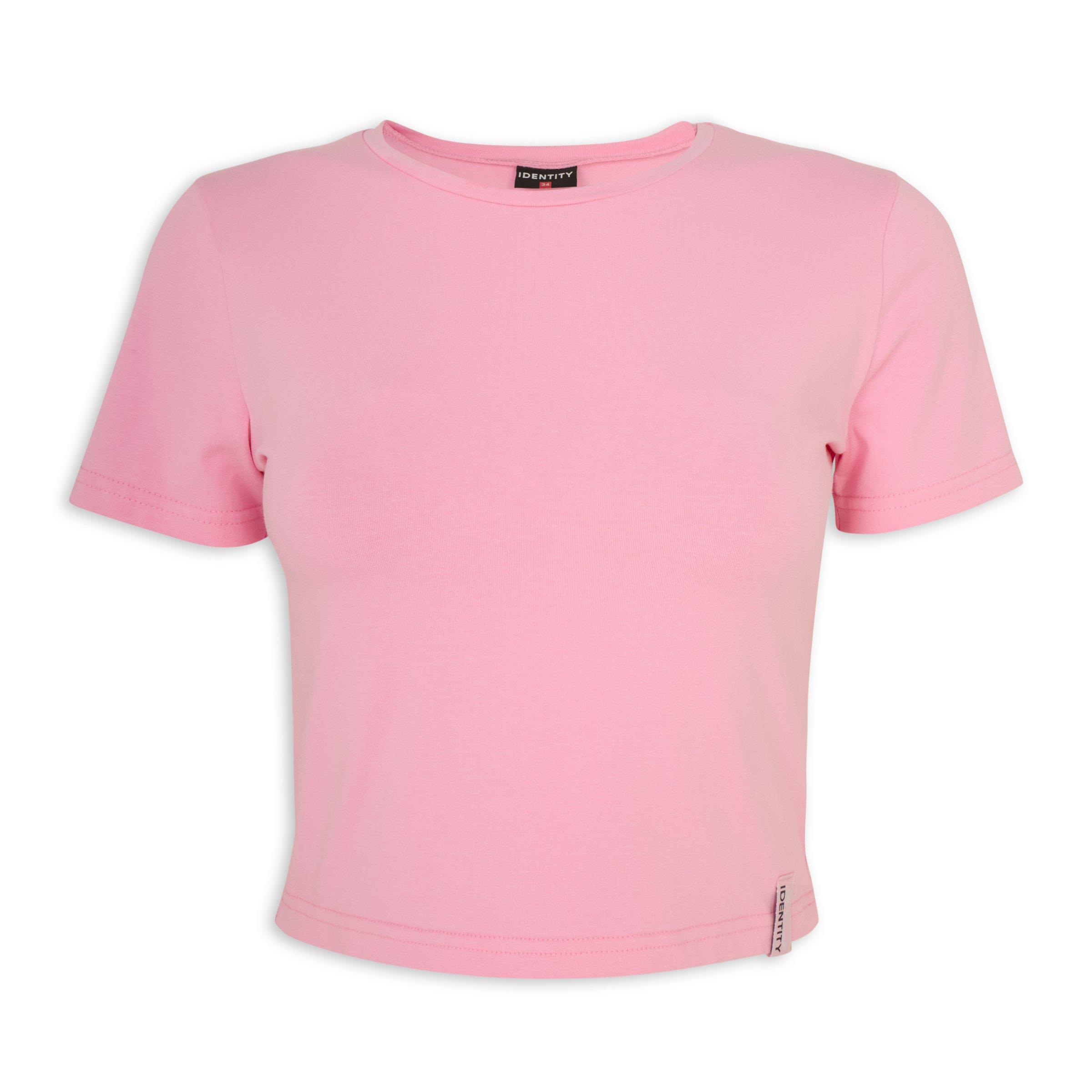 Pink Cropped T-Shirt (3224807) | Identity