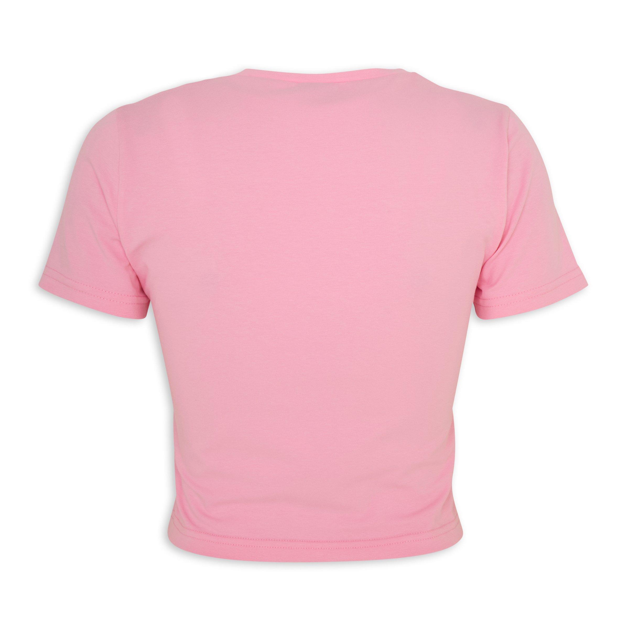 Pink Cropped T-Shirt (3224807) | Identity