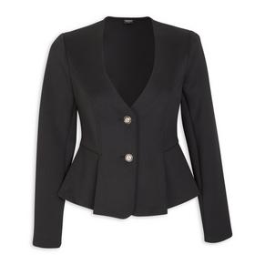 Black Peplum Jacket (3225381) | Inwear