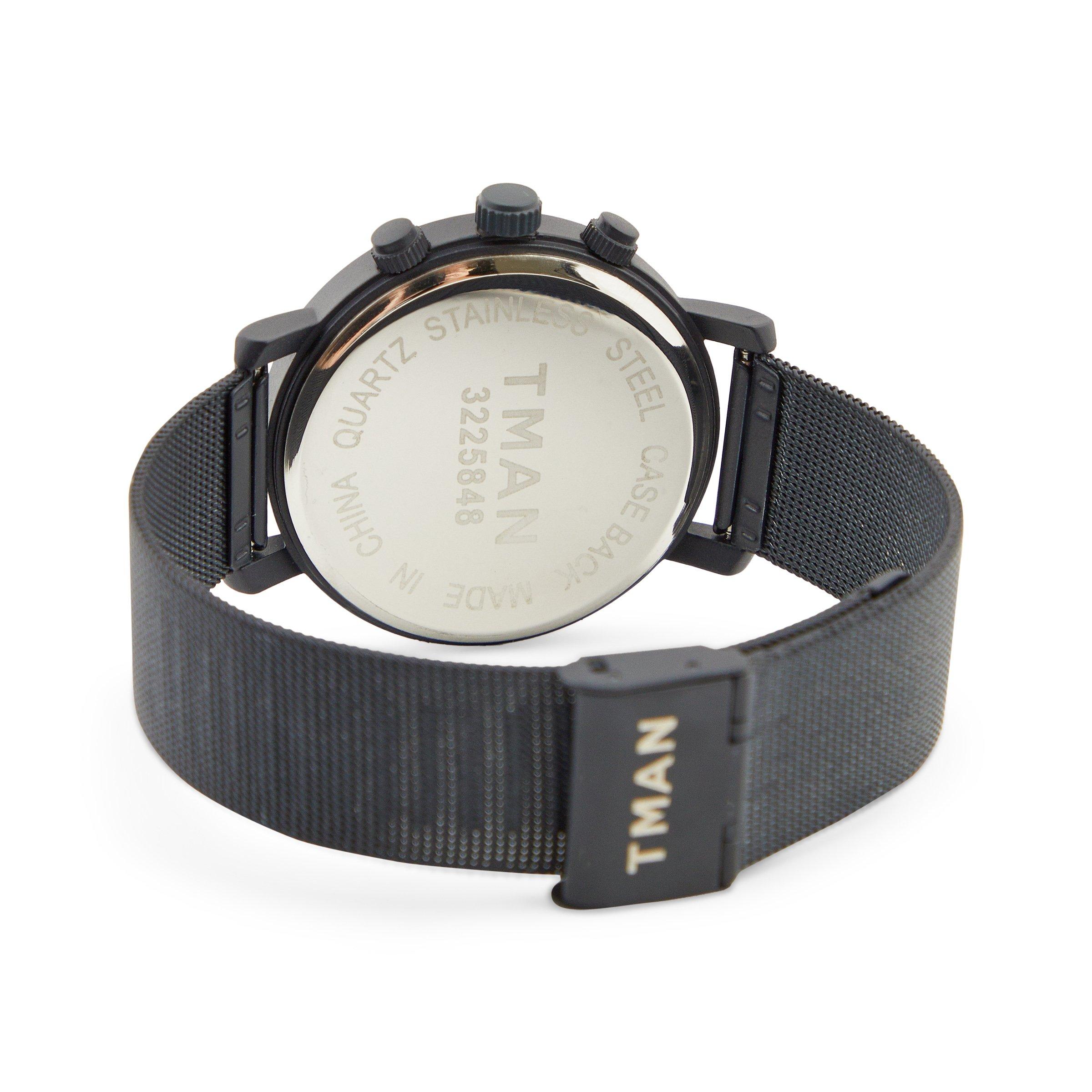 TMAN Blue Dial and Mesh Strap Watch (3225848) | Truworths Man