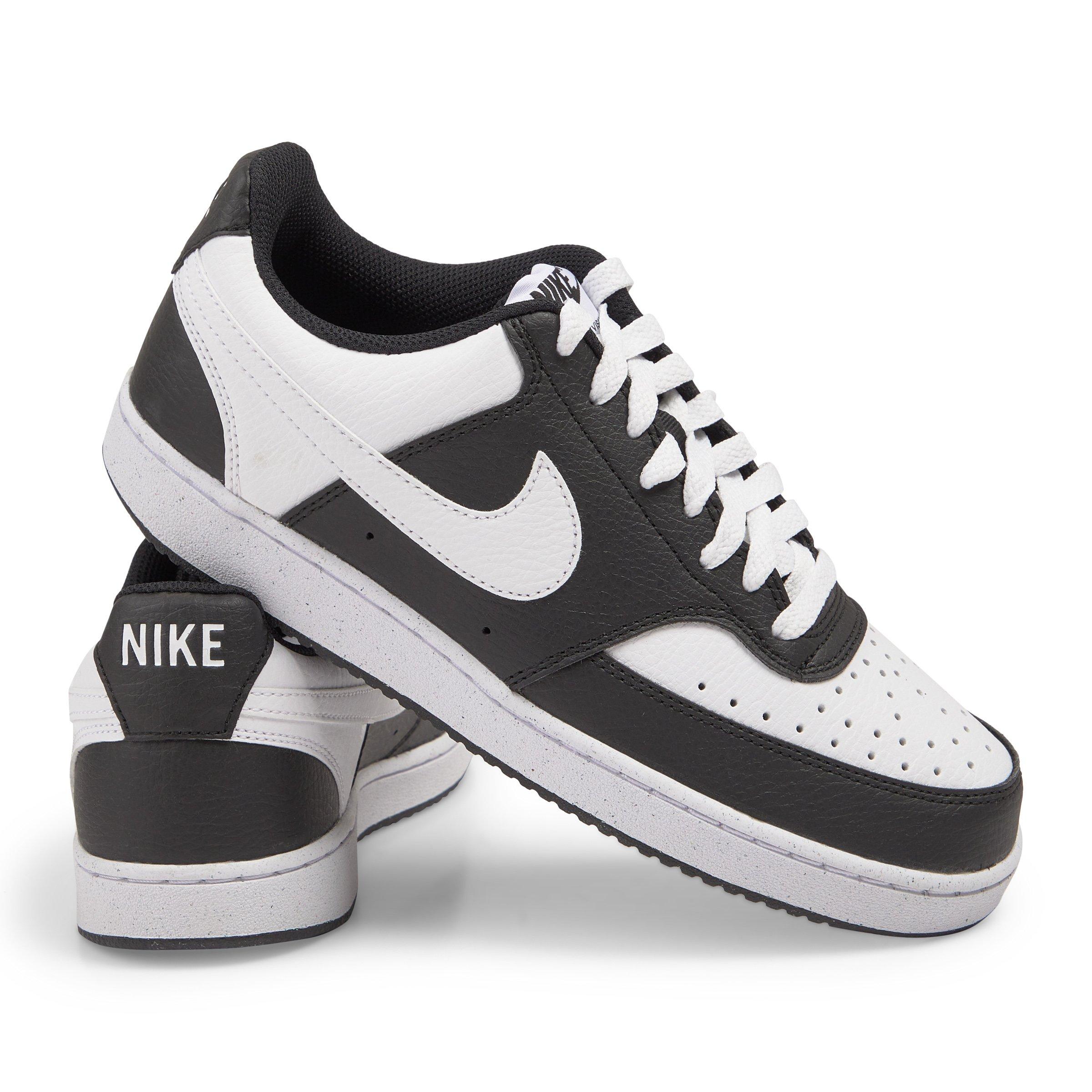 Black and White Court Vision Low Sneakers (3226118) | Nike