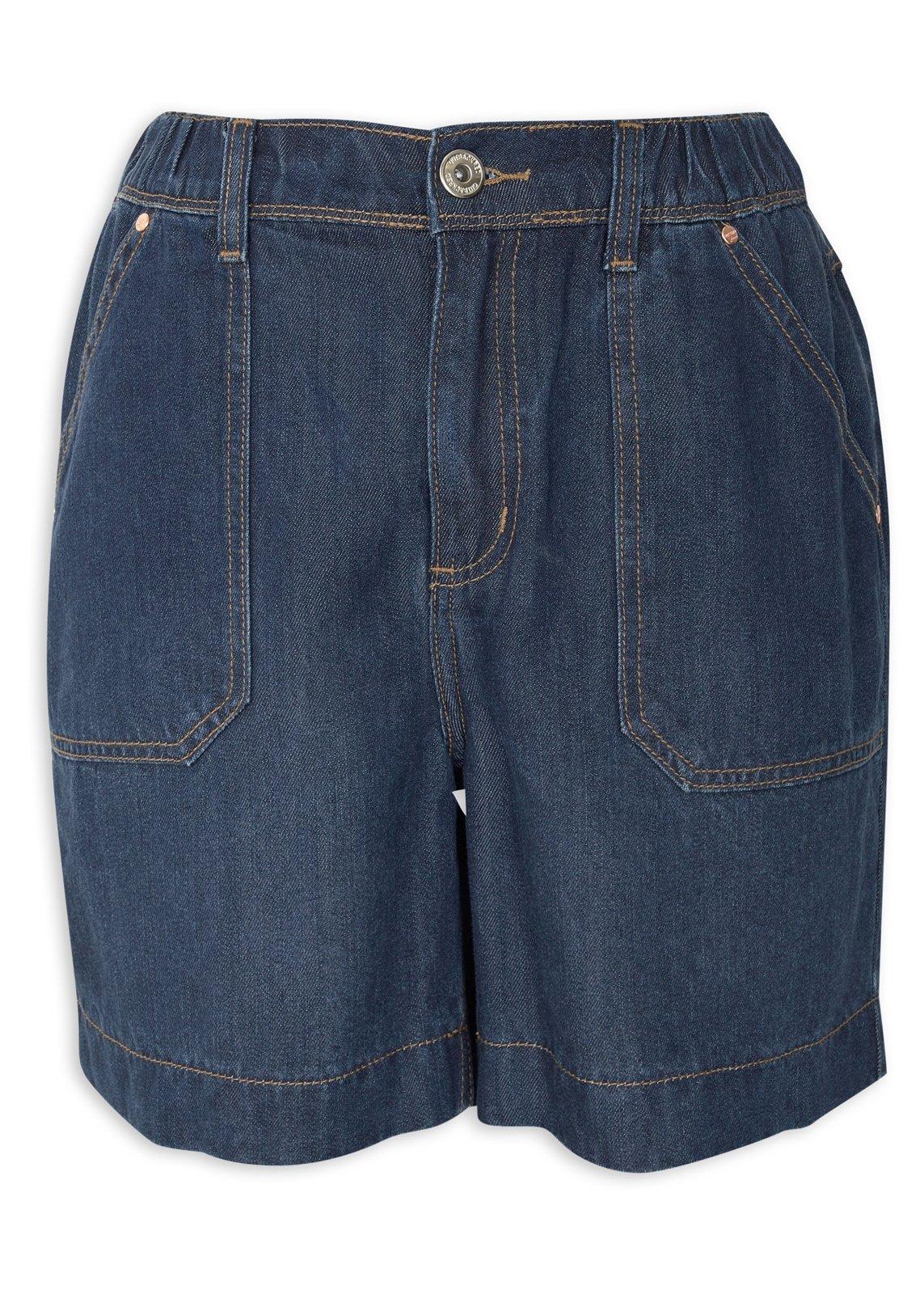 Dark Wash Denim Pull-on Shorts (3226175) | OUTBACK RED