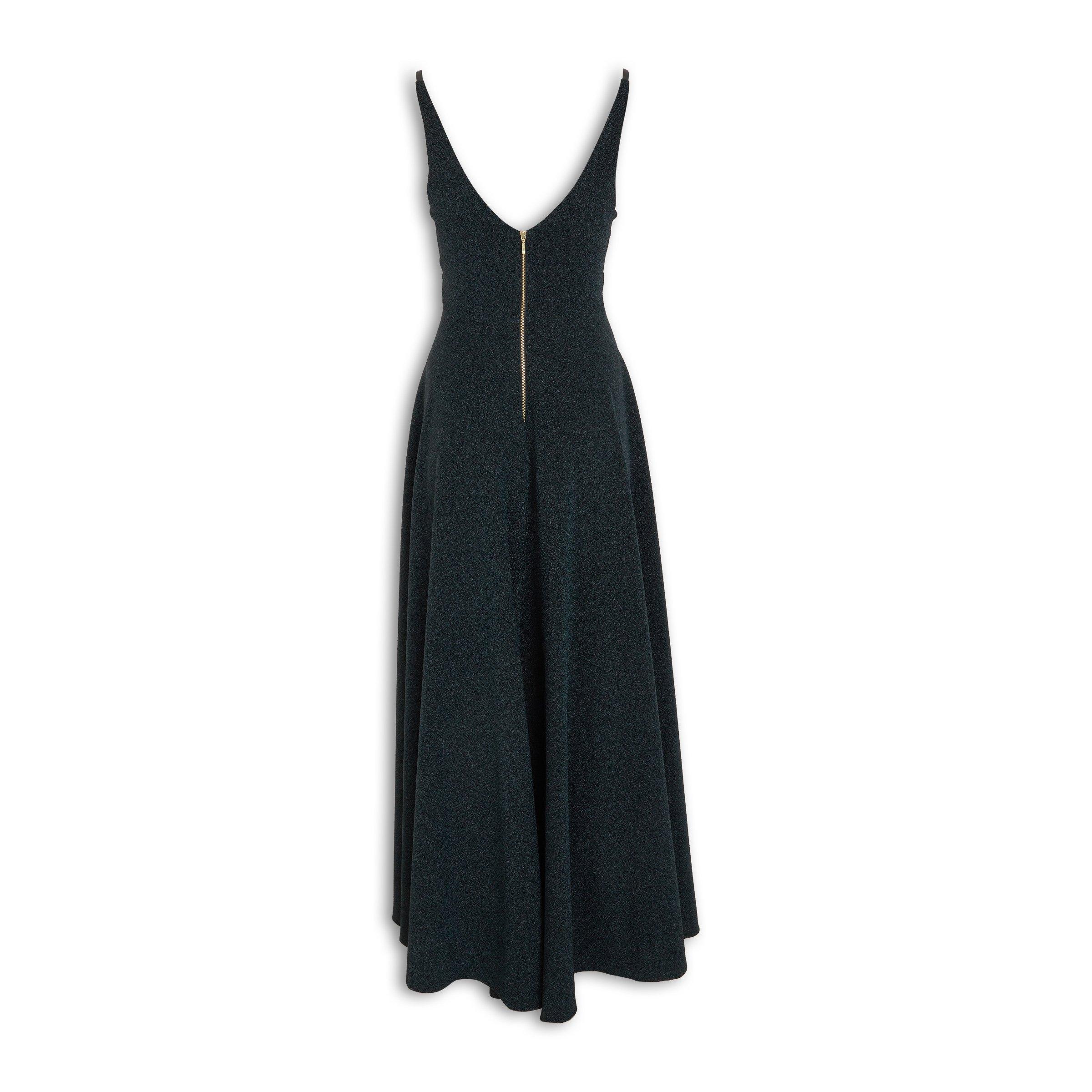 Emerald Jacquard Maxi Dress (3226411) | Miss Port
