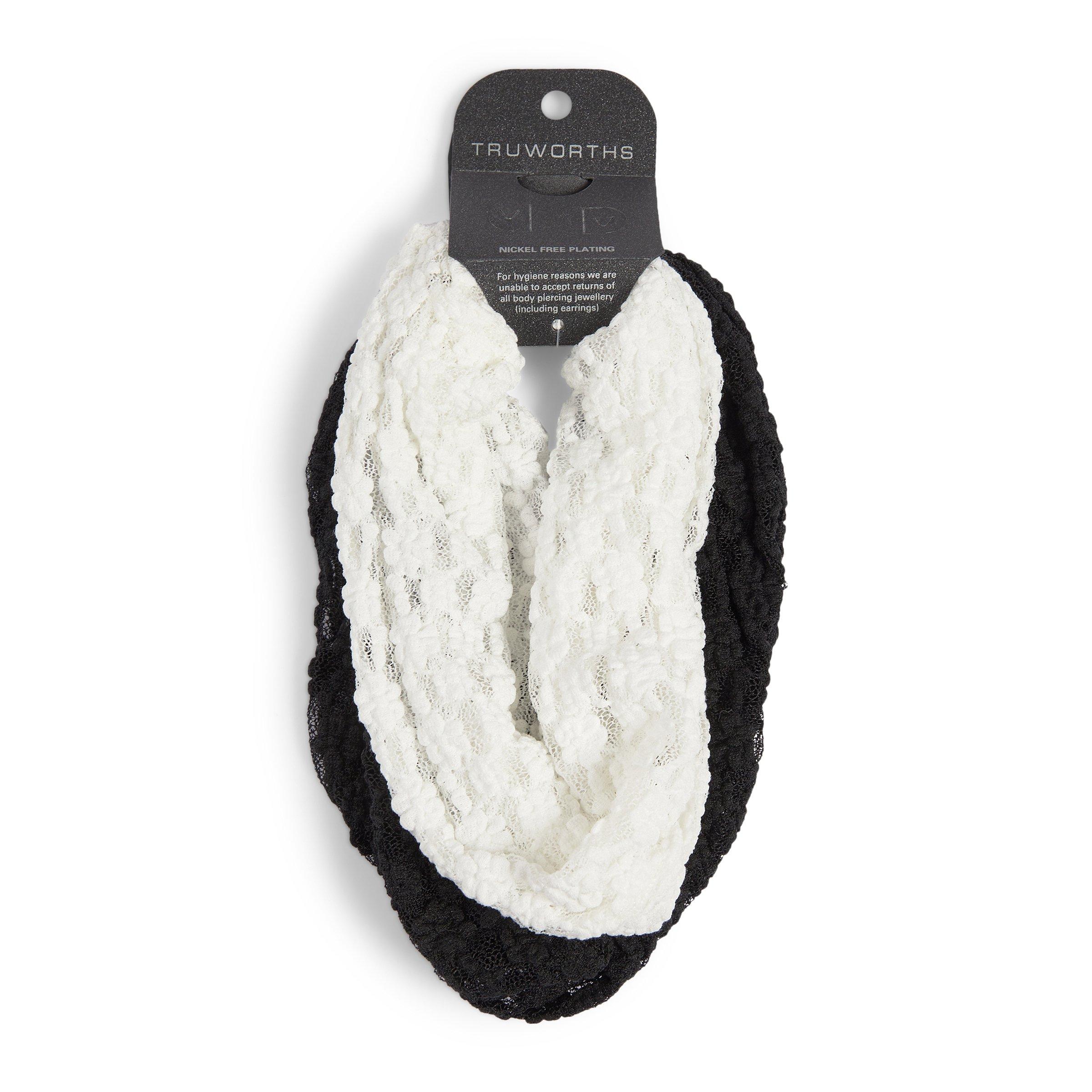 Black and White Lace Headband 2-pack (3226499) | Truworths