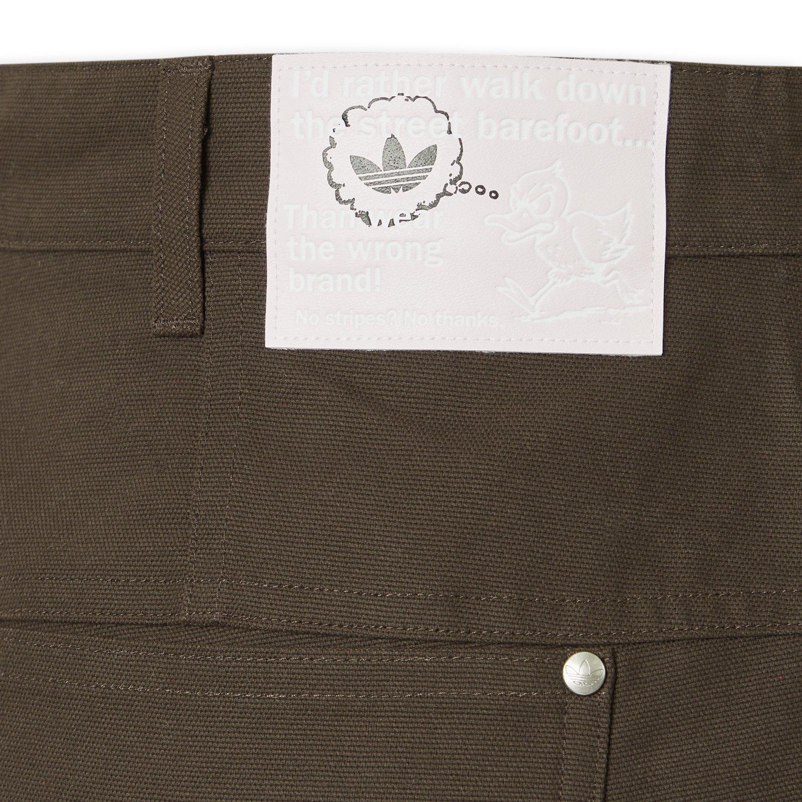 Brown Canvas Cargo Workpant Trousers (3227293) | Adidas