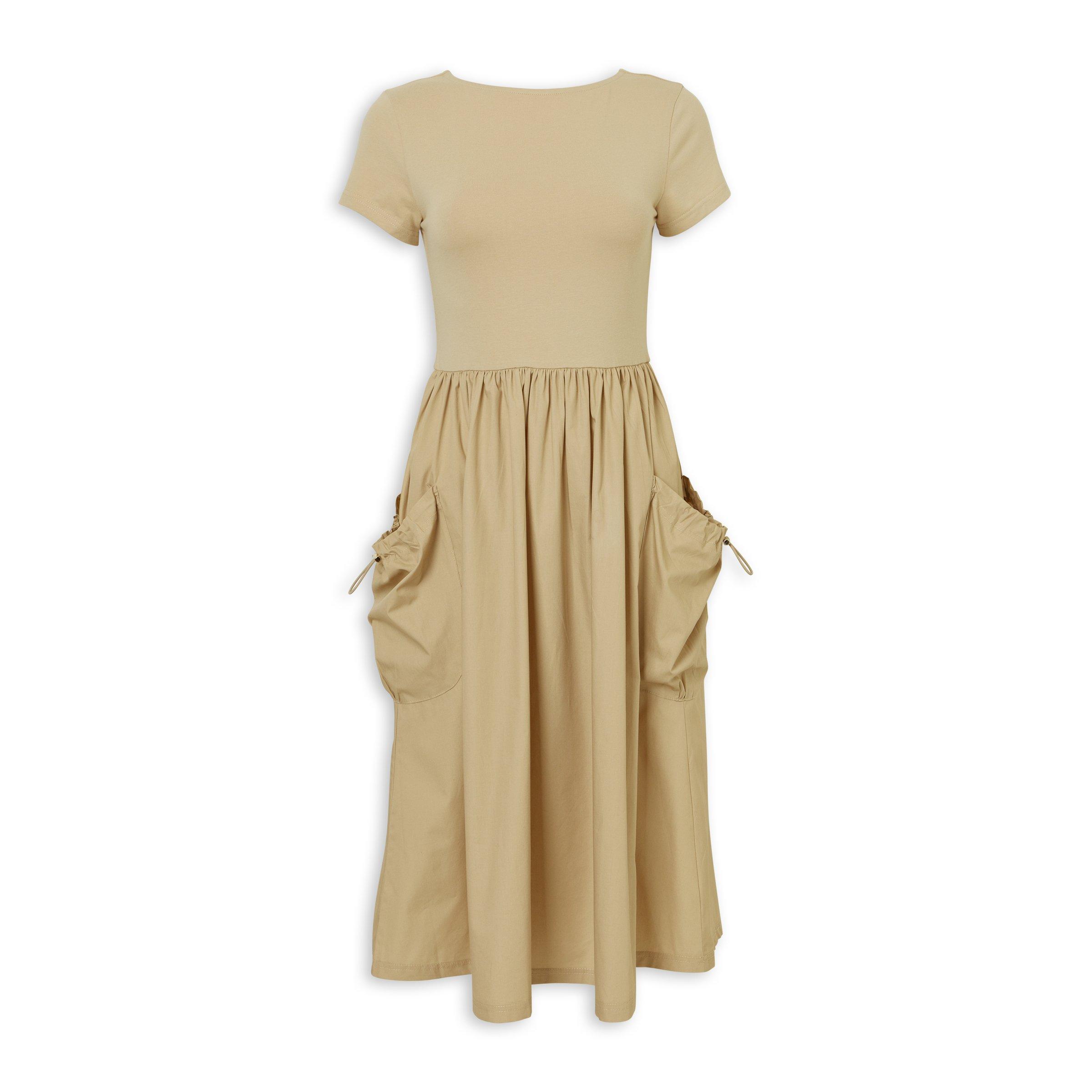 THE TOE Brouwers Dress ベージュ the tow Brouwers Dress ベージュ Mサイズ Beige V-Neck Tiered Dress