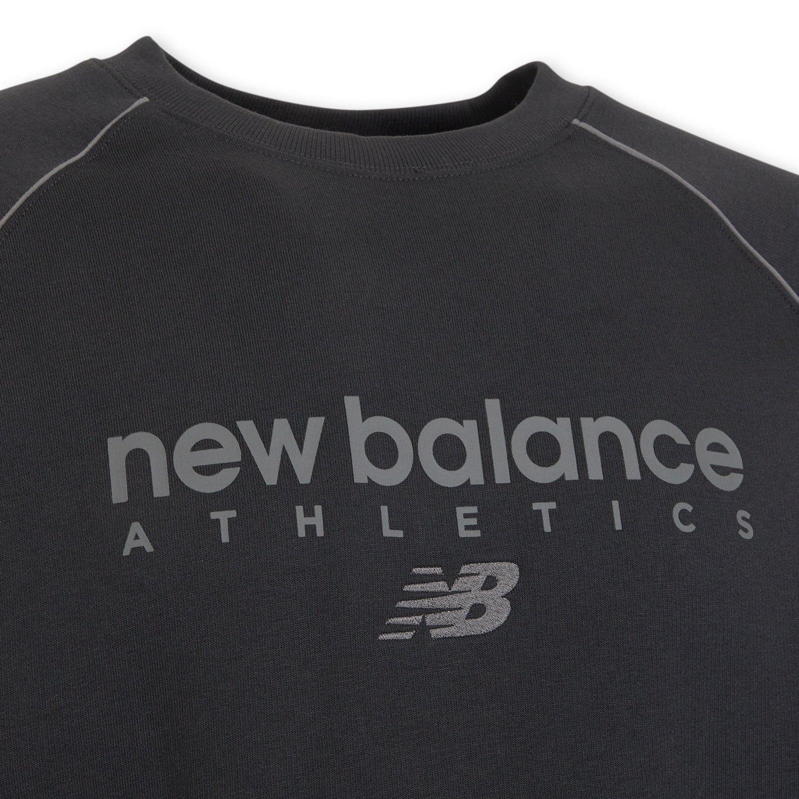 ハルカ出品　トレーナー Black Trackside Fleece Crew (3227548) | New Balance