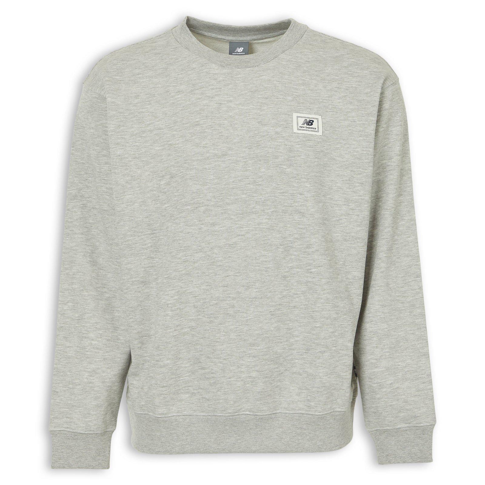 Grey Woven Label Crew (3227553) | New Balance