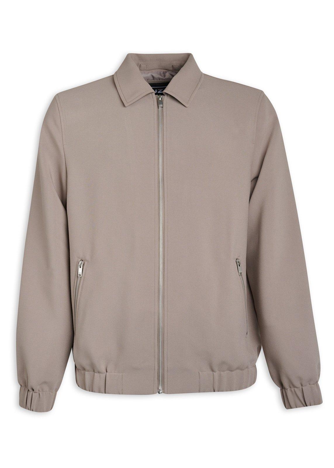 Stone Zip Thru Harrington Set (3227646) | UZZI