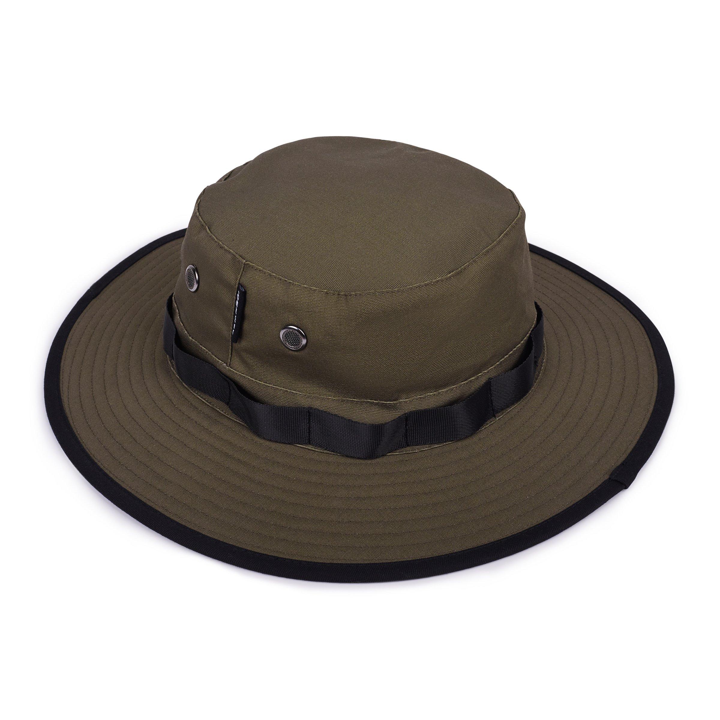 Green Wide Brim Bucket Hat (3228190) | Identity