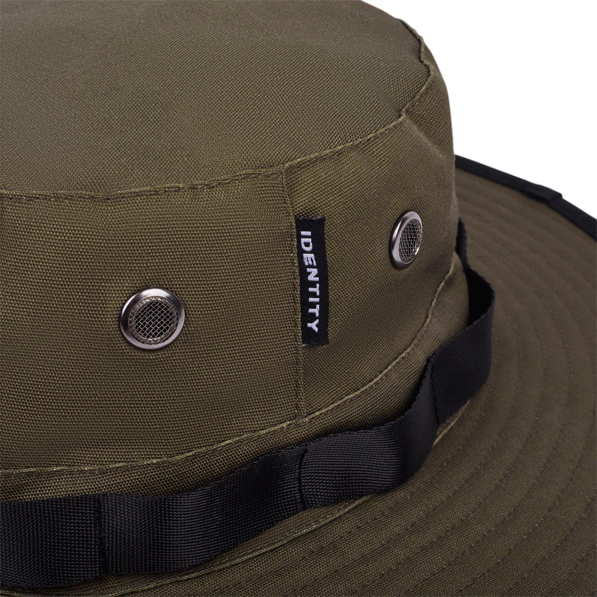 Green Wide Brim Bucket Hat (3228190) | Identity