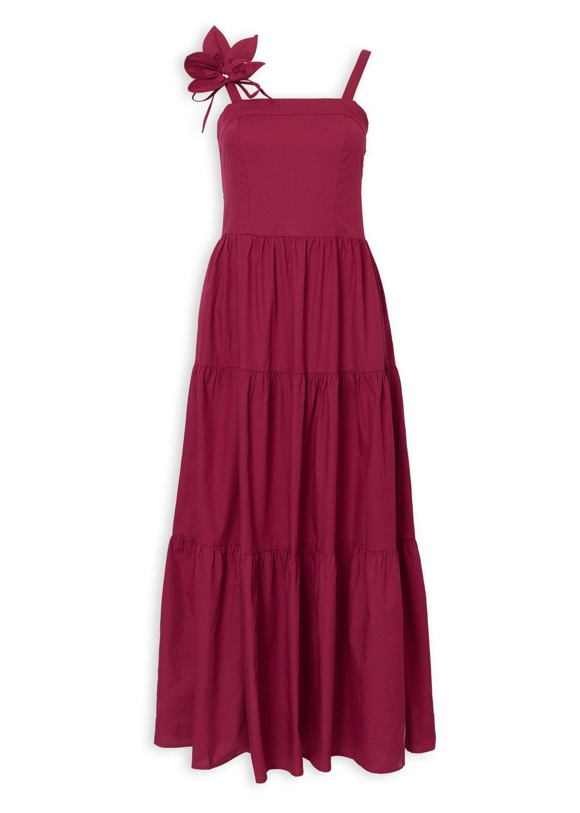 Pink Flower Tiered Maxi Dress (3228197) | Ginger Mary