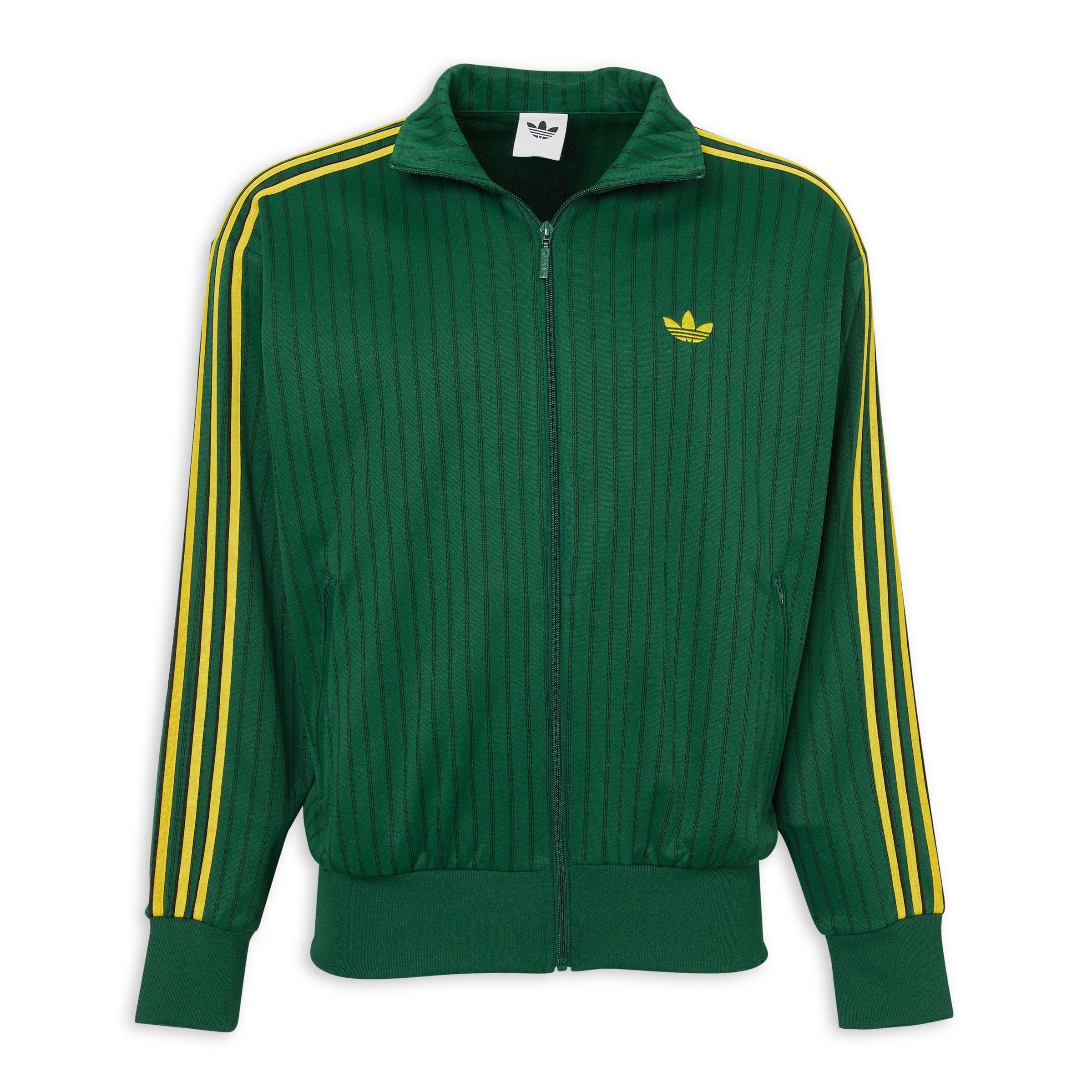 Green Firebird Loose Pinstripes Track Top (3228445) | Adidas