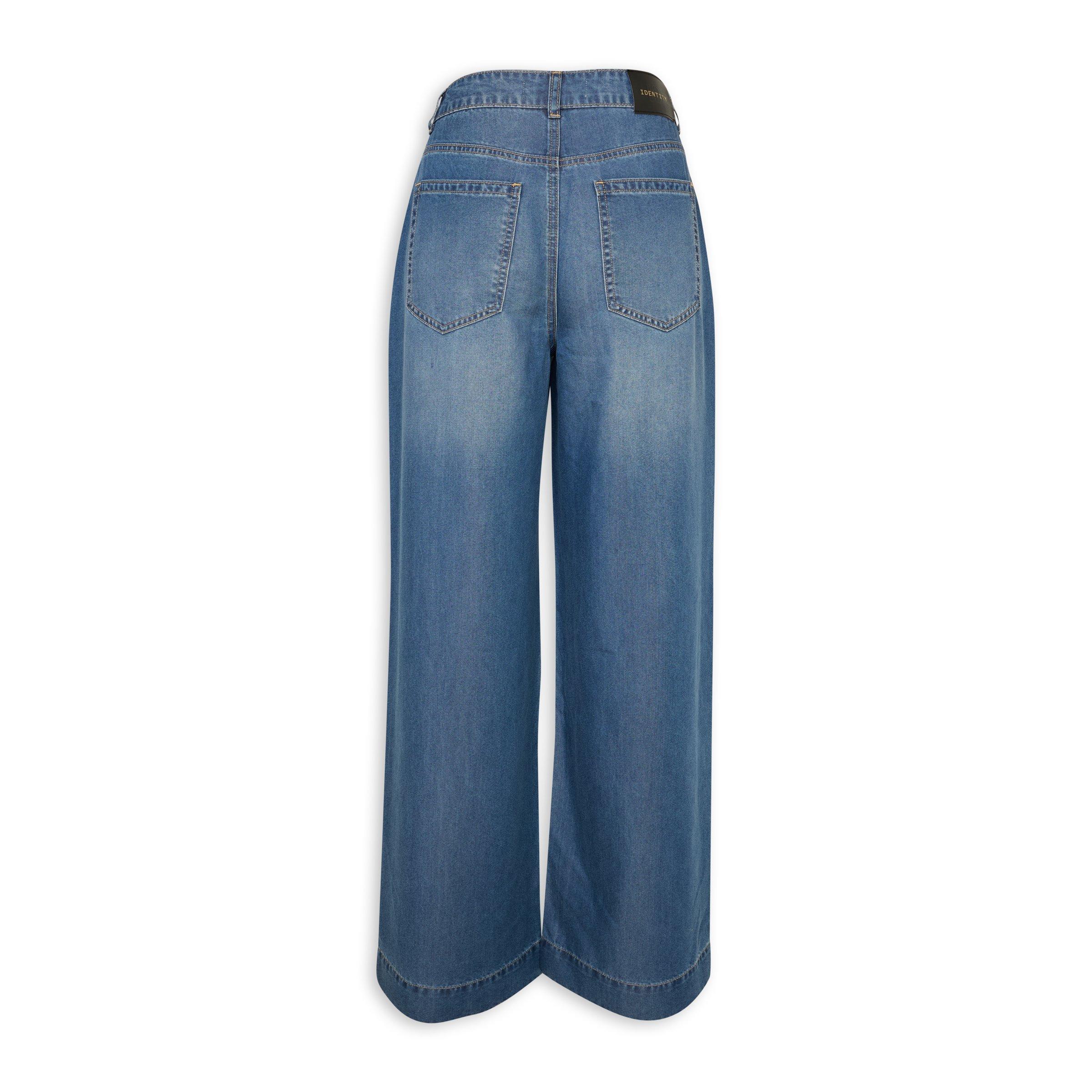 Dark Wash Blue Wide Leg Jeans (3228498) | Identity