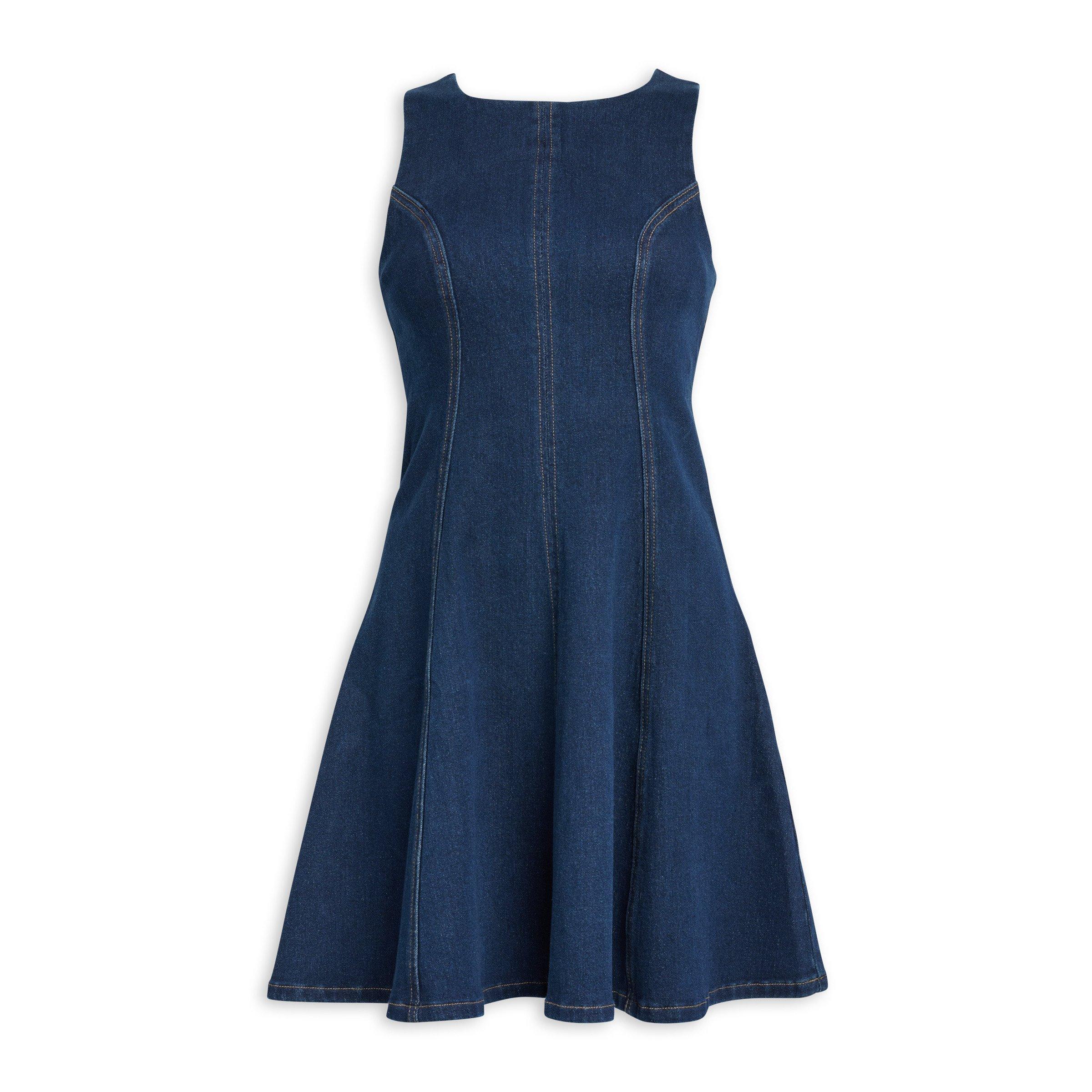 Denim Fit and Flare Dress (3228540) | Identity