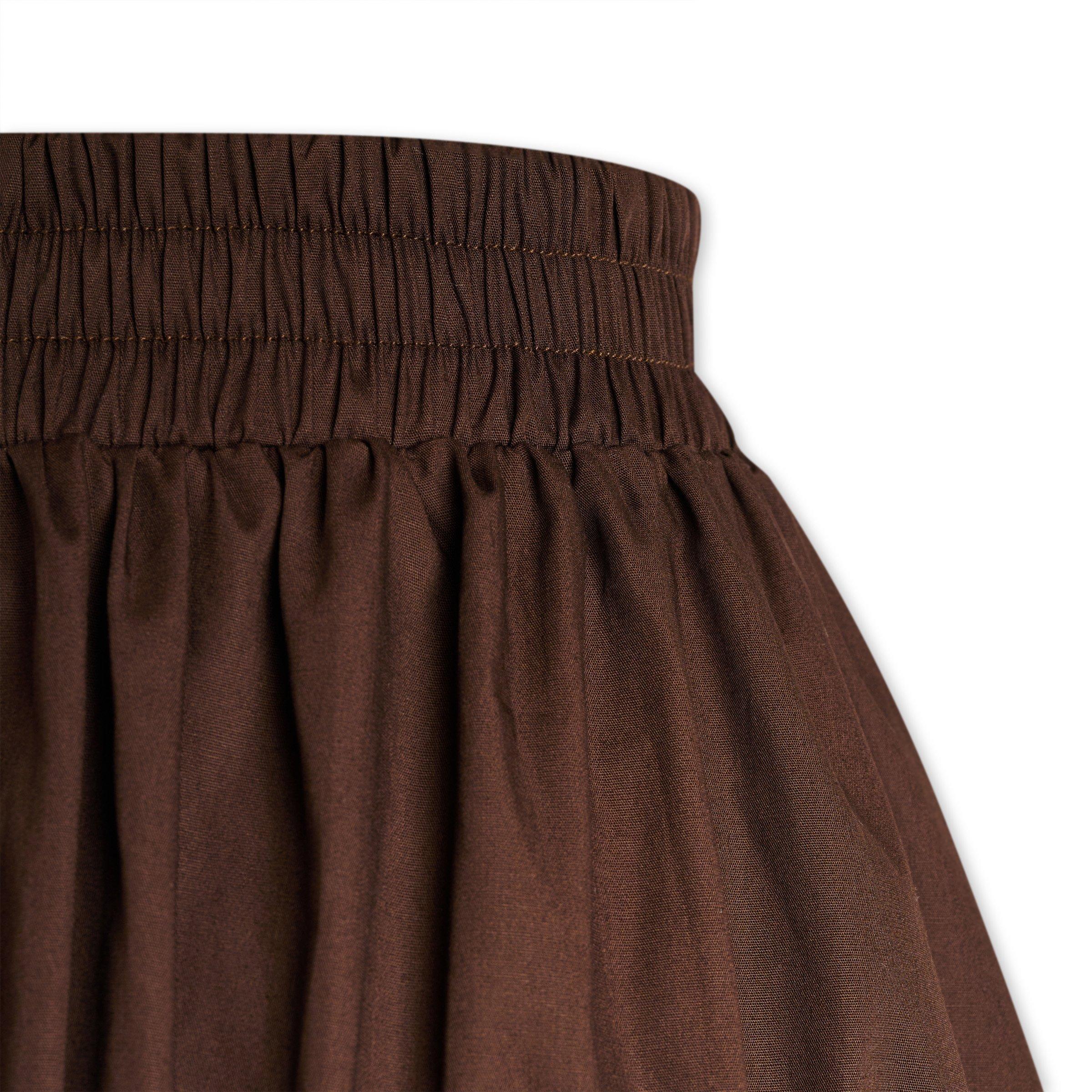 【irojikake】ECO SWEAT SKIRT BROWN Chocolate Cotton Skirt (3228699) | Identity X Sync