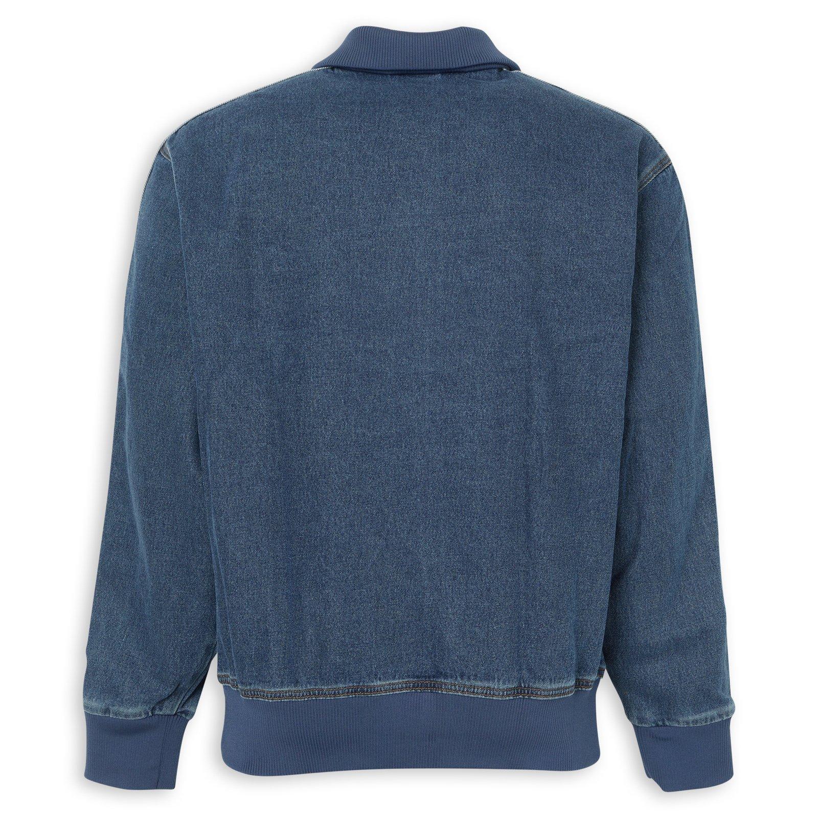 Blue Firebird Denim Jacket (3228801) | Adidas